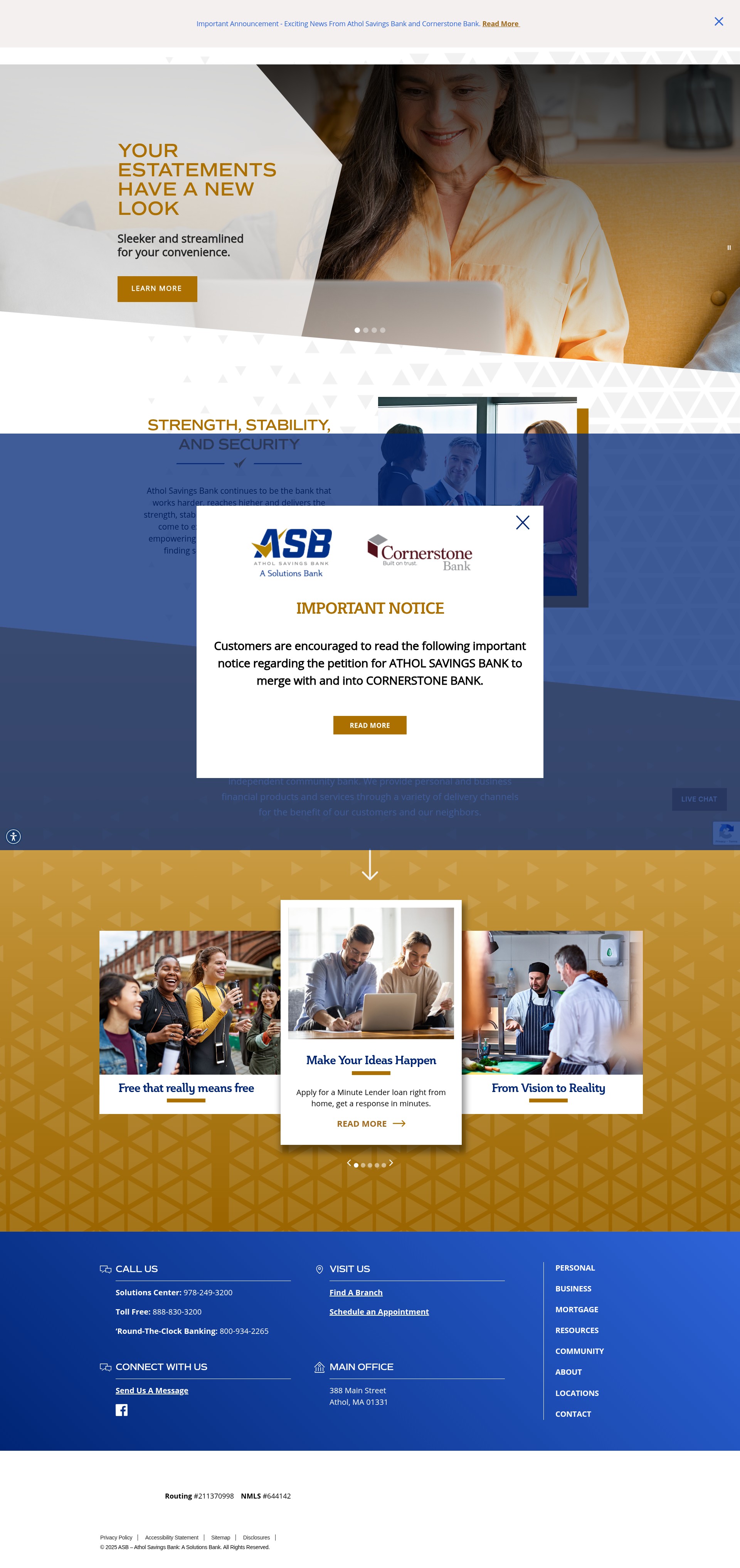 Screenshot of ibankasb.com