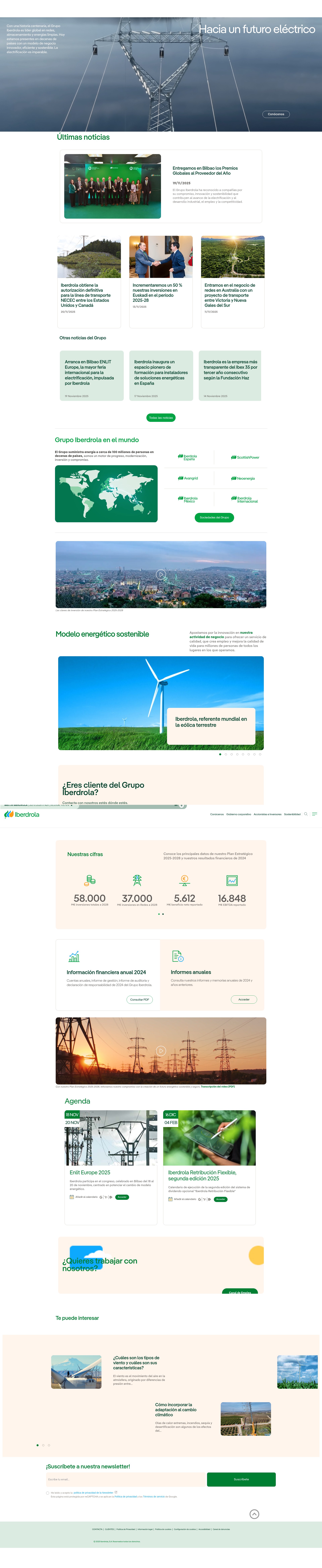 Screenshot of iberdrola.com