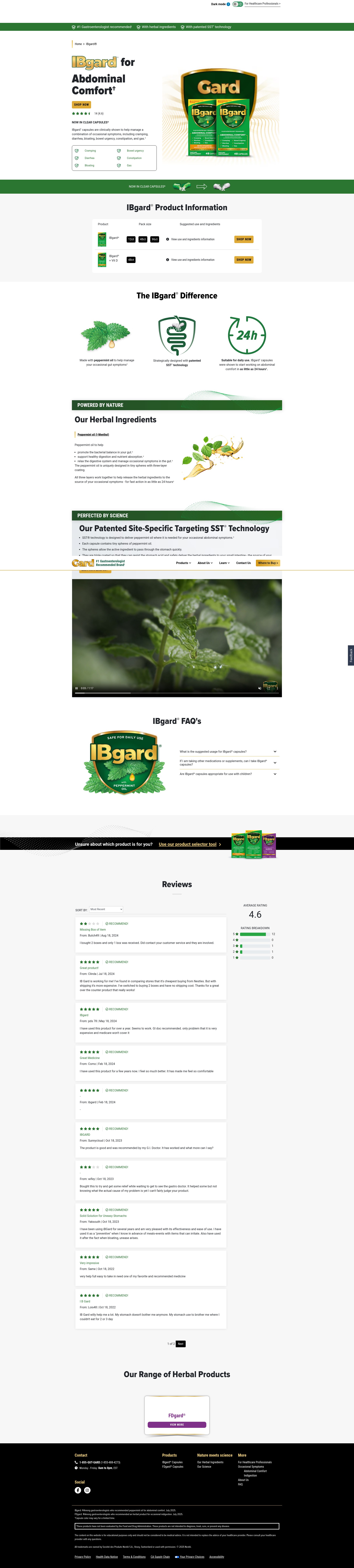 Screenshot of ibgard.com