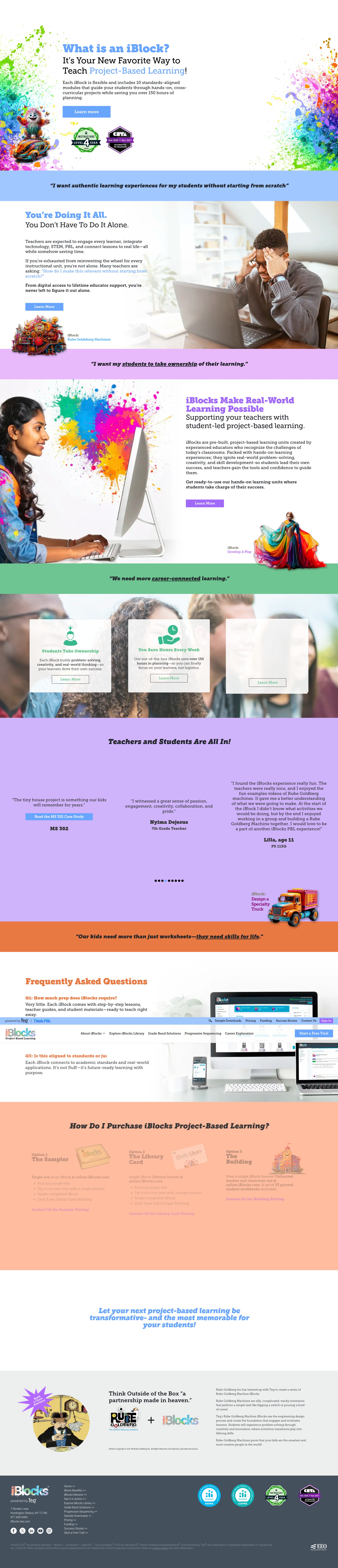 Screenshot of iblocks.com