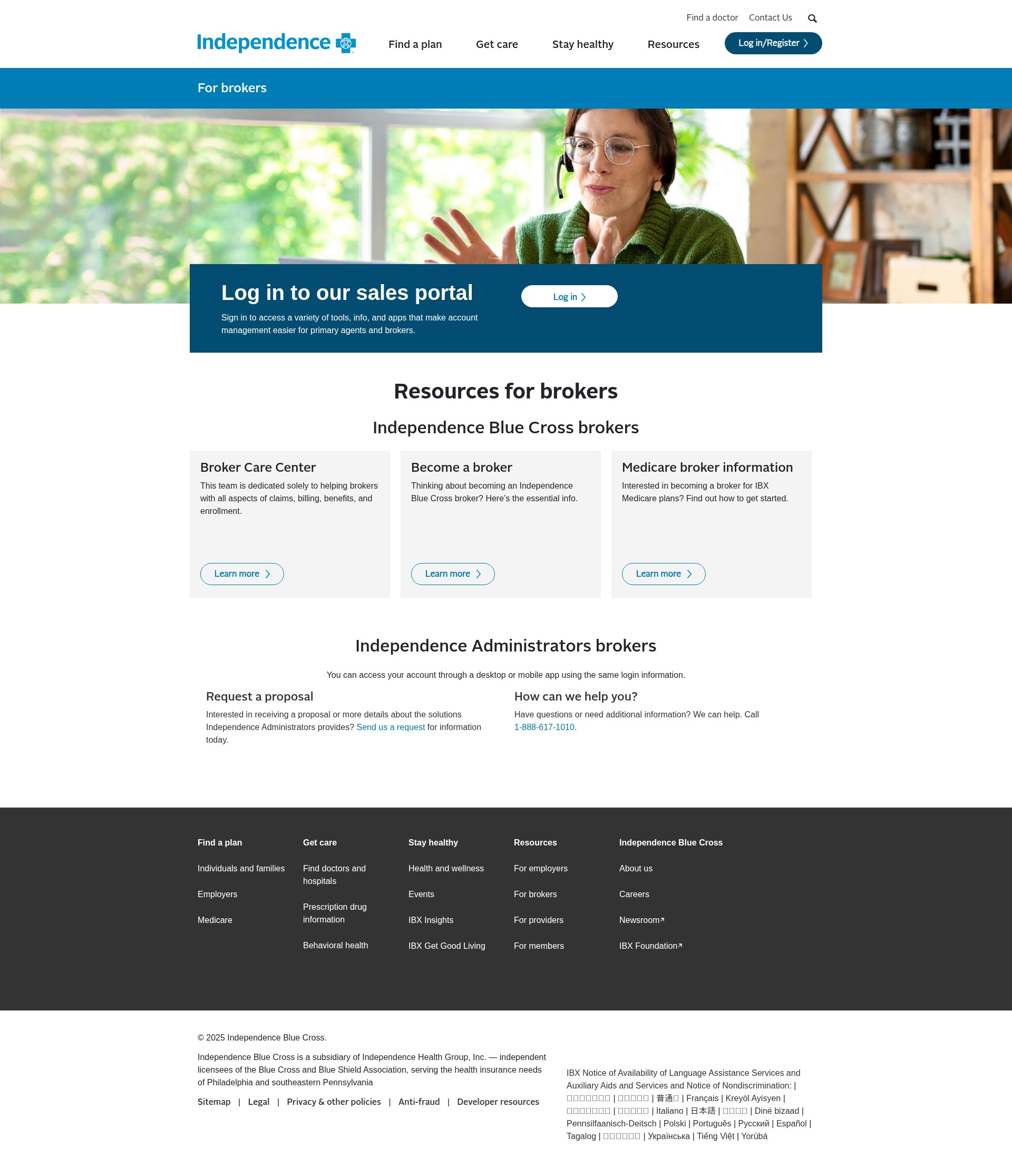 Screenshot of ibx.com