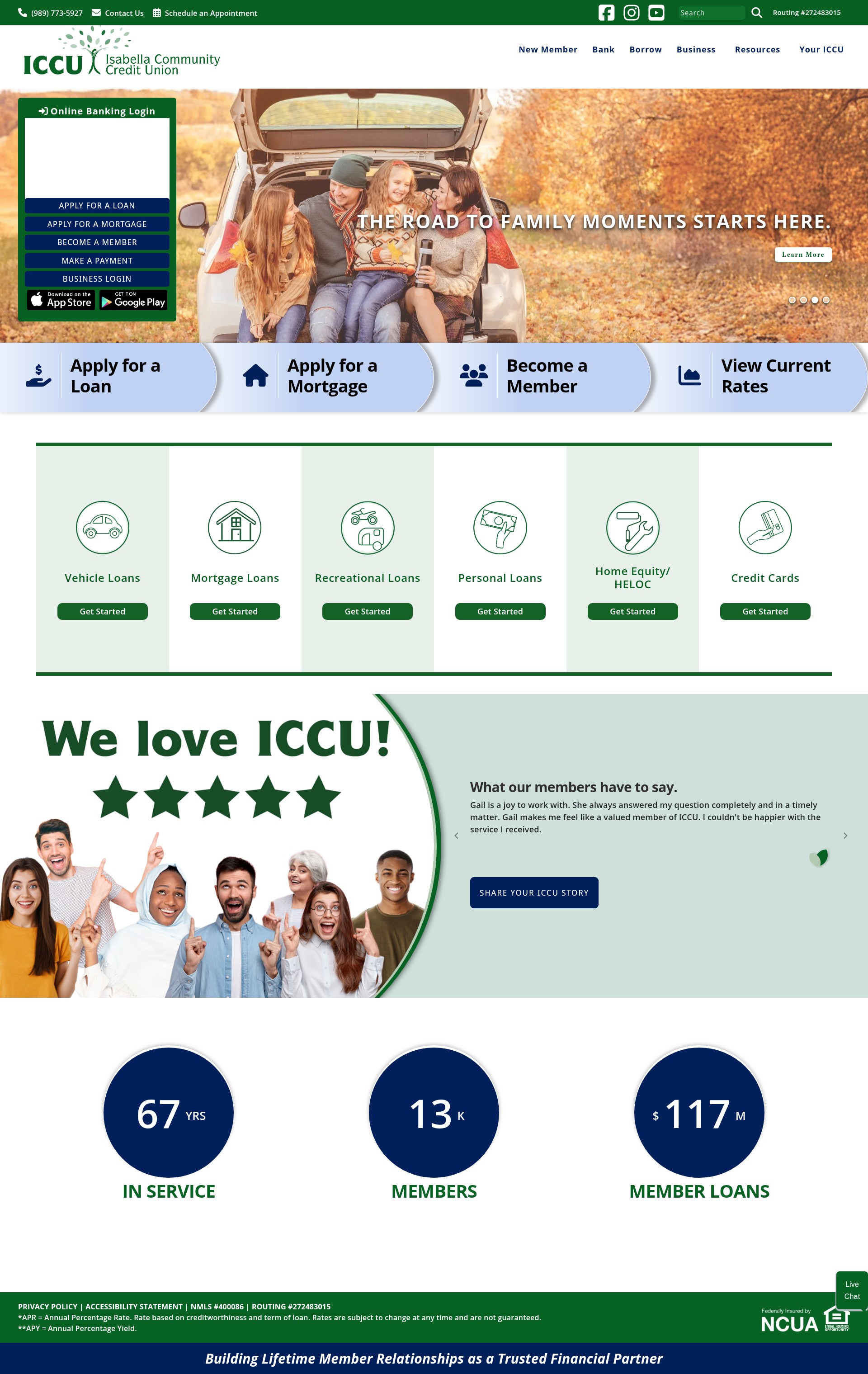 Screenshot of iccuonline.com