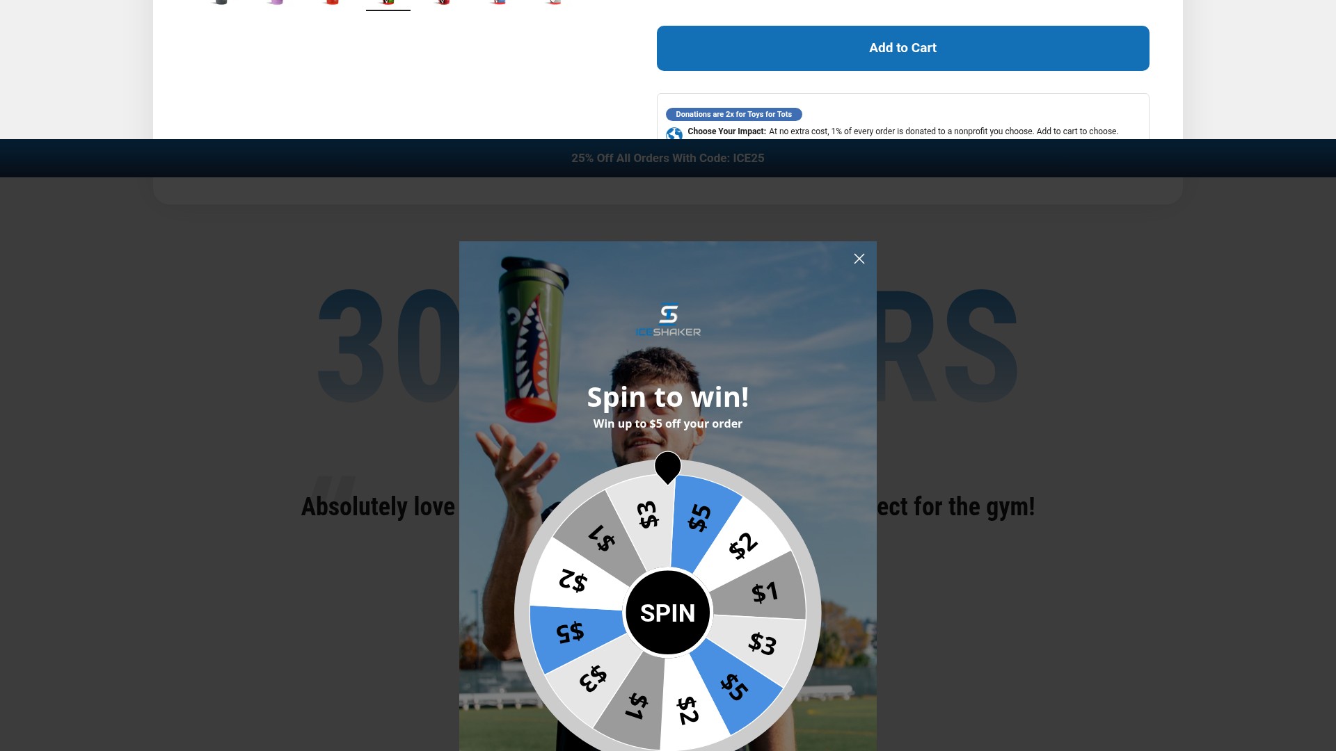 Screenshot of iceshaker.com