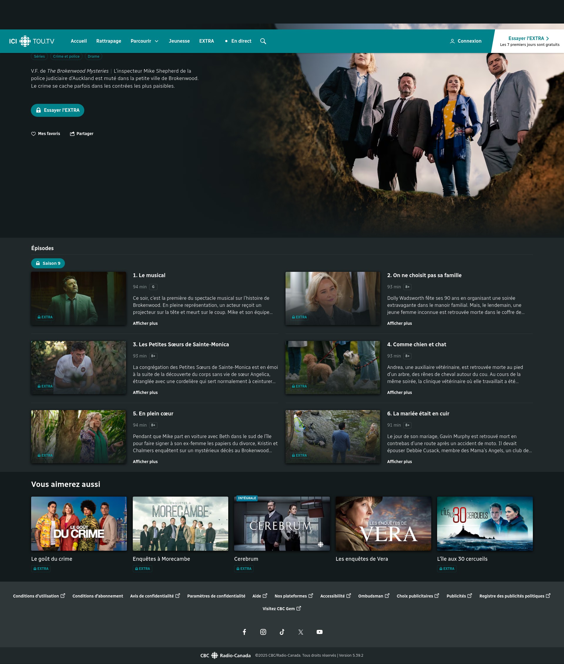 Screenshot of ici.tou.tv