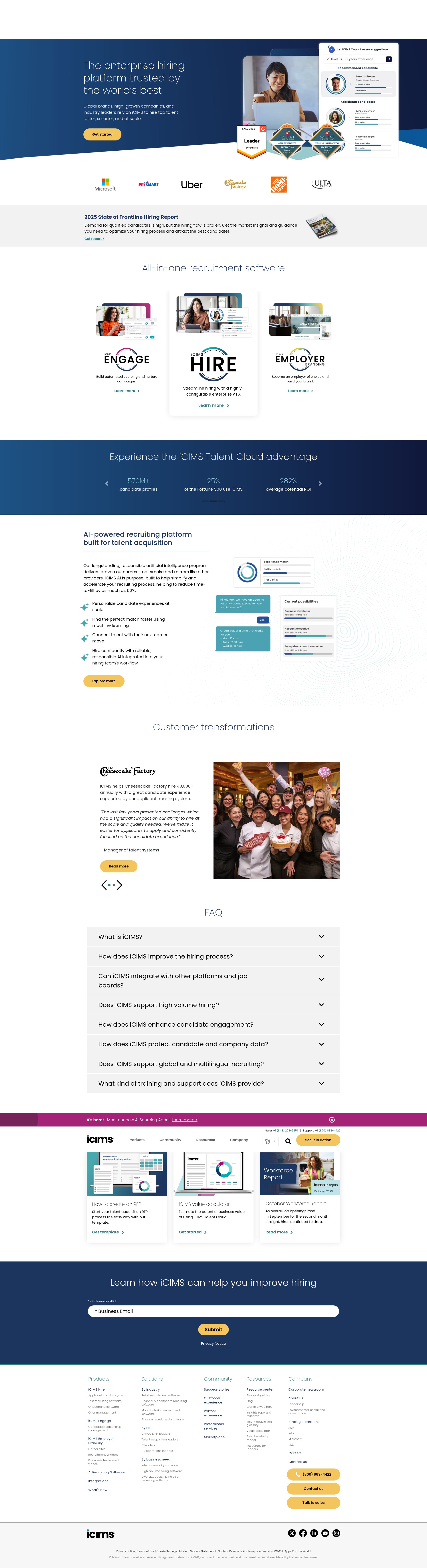 Screenshot of icims.com