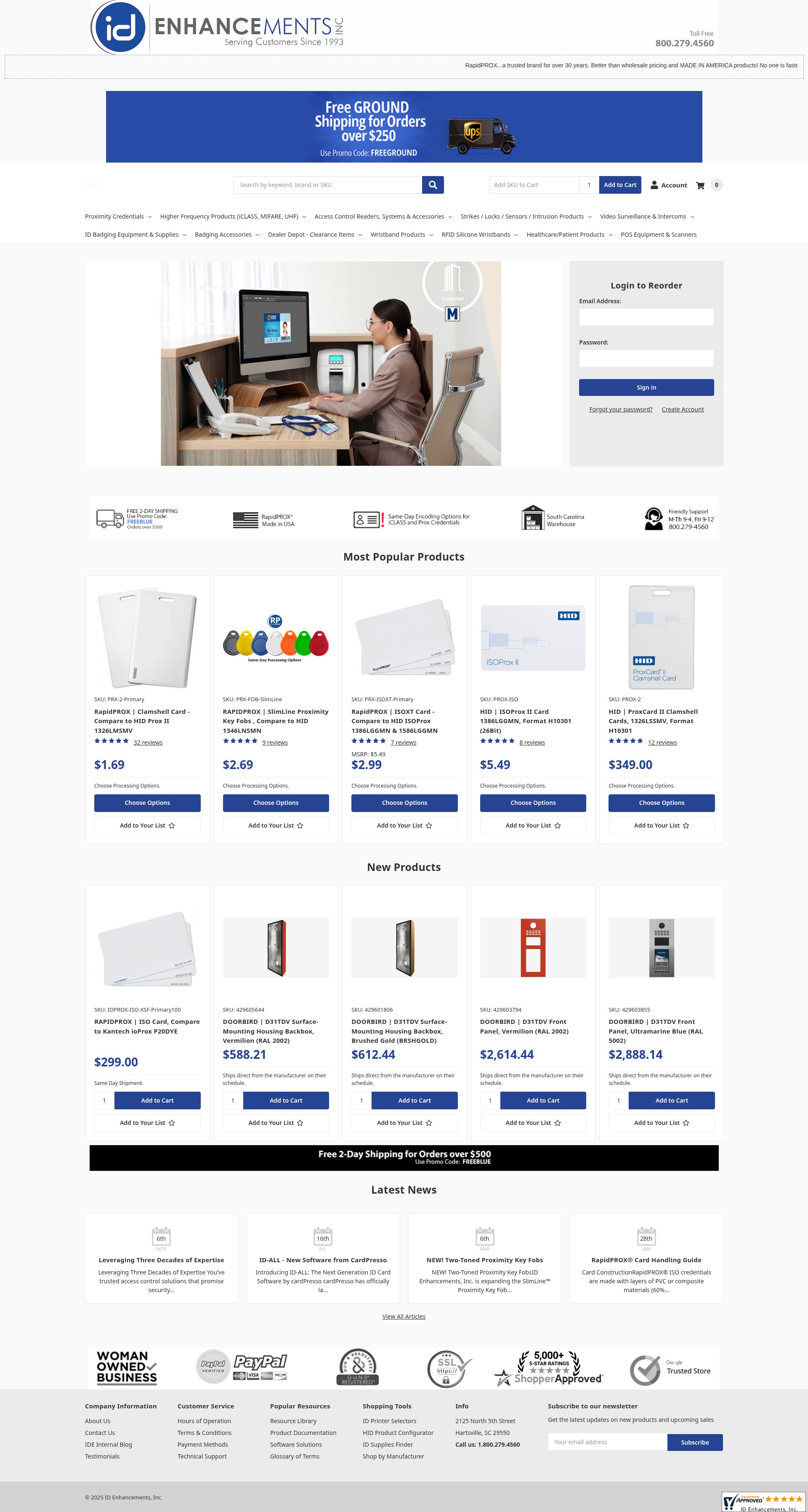 Screenshot of id-enhancements.com