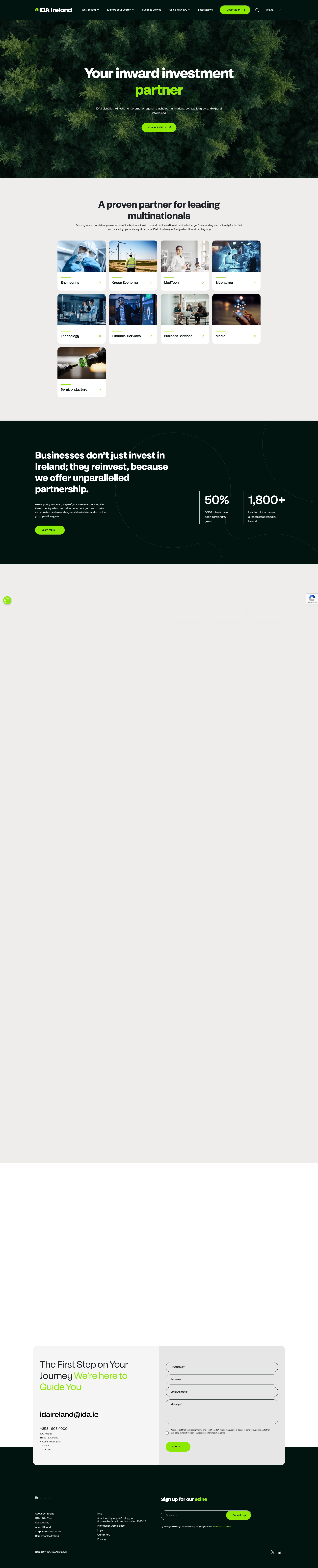 Screenshot of idaireland.com