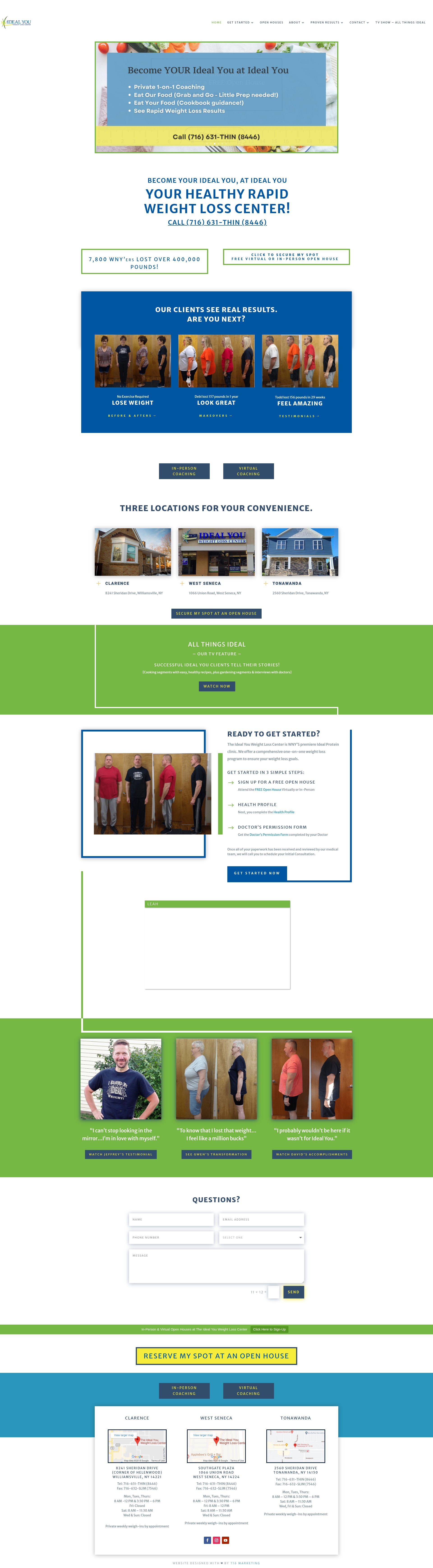 Screenshot of idealyou.com