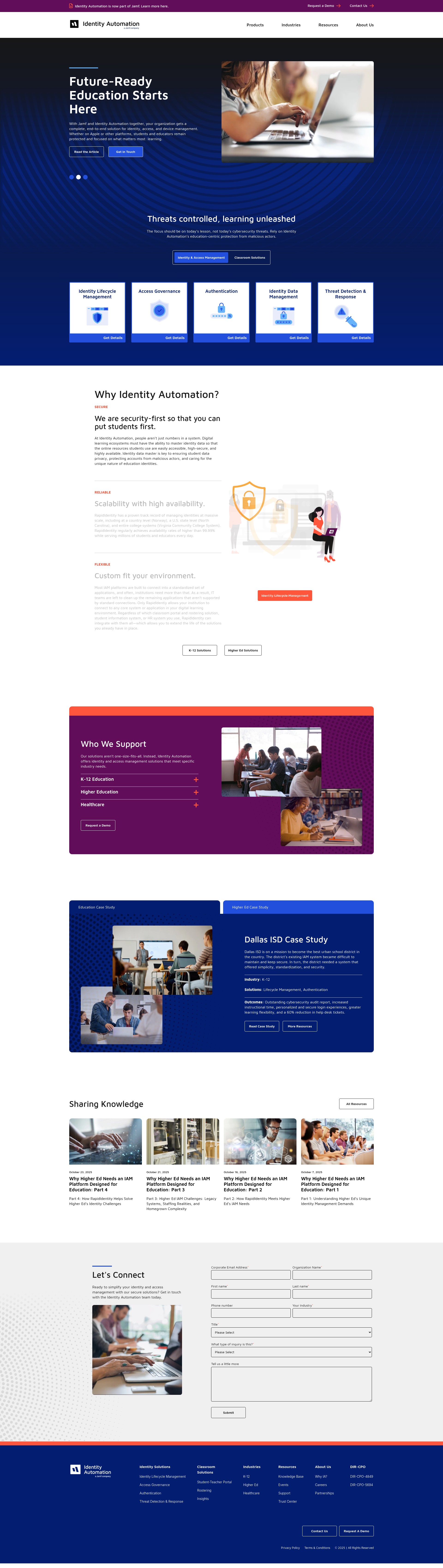 Screenshot of identityautomation.com