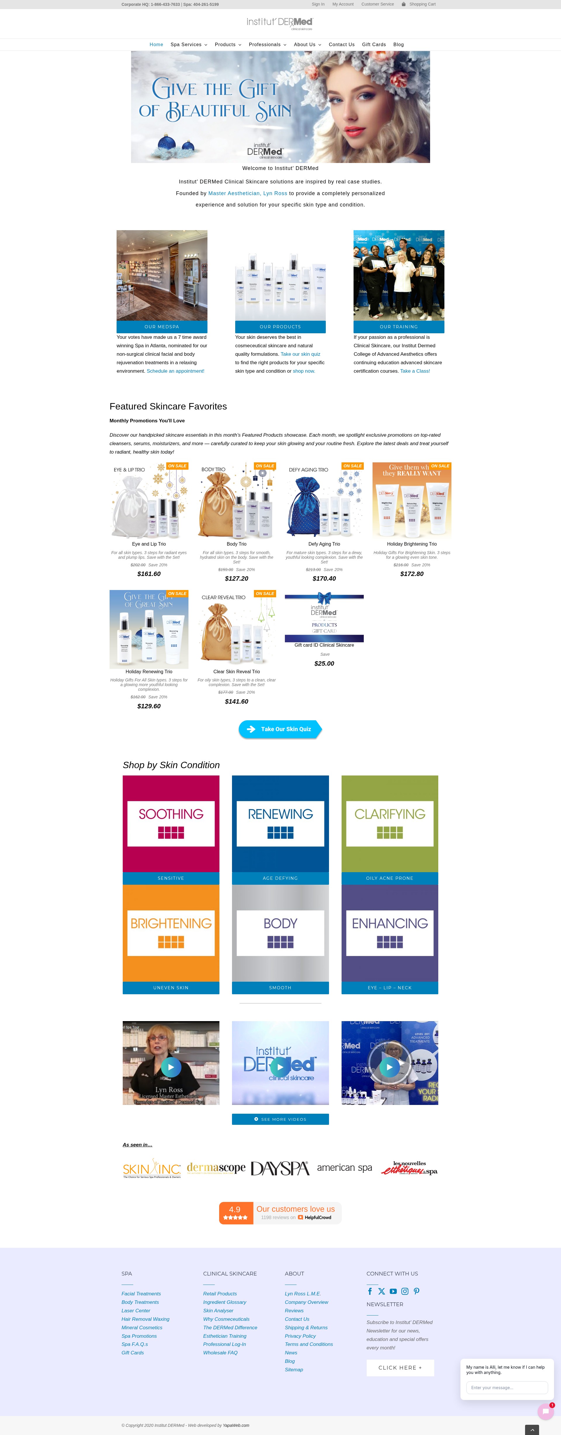 Screenshot of idermed.com