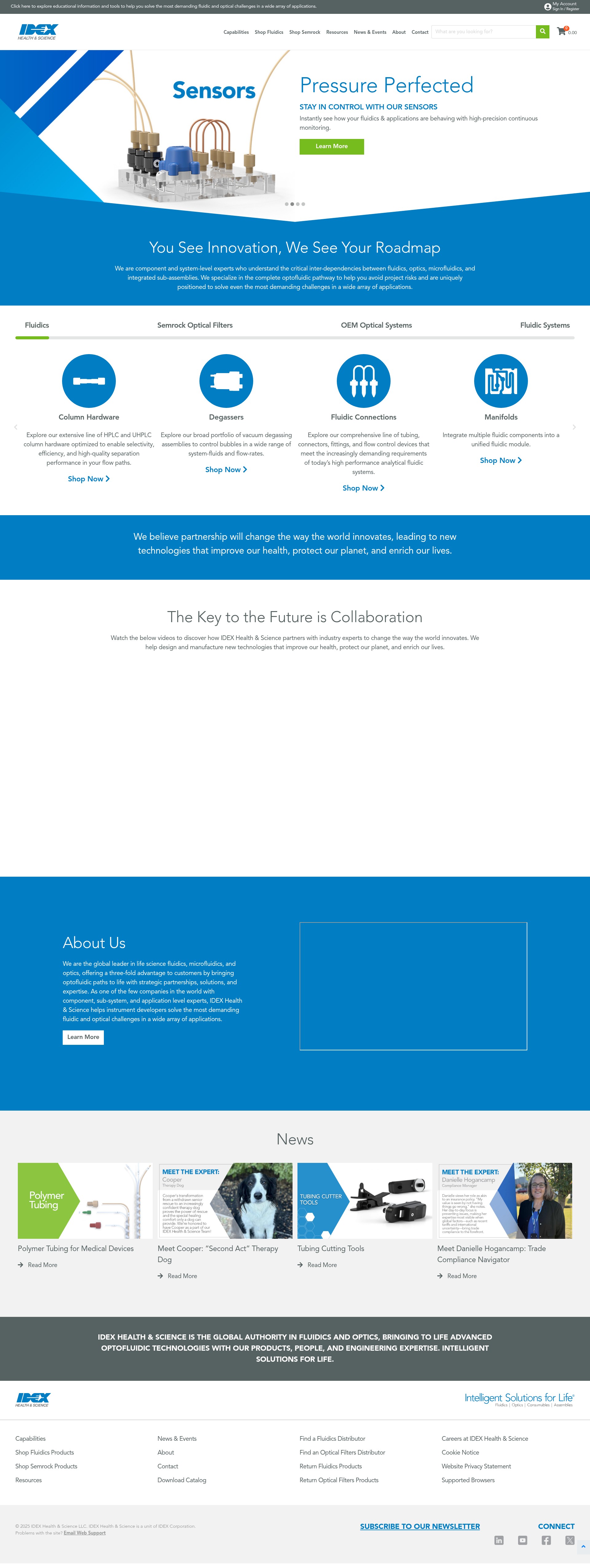 Screenshot of idex-hs.com