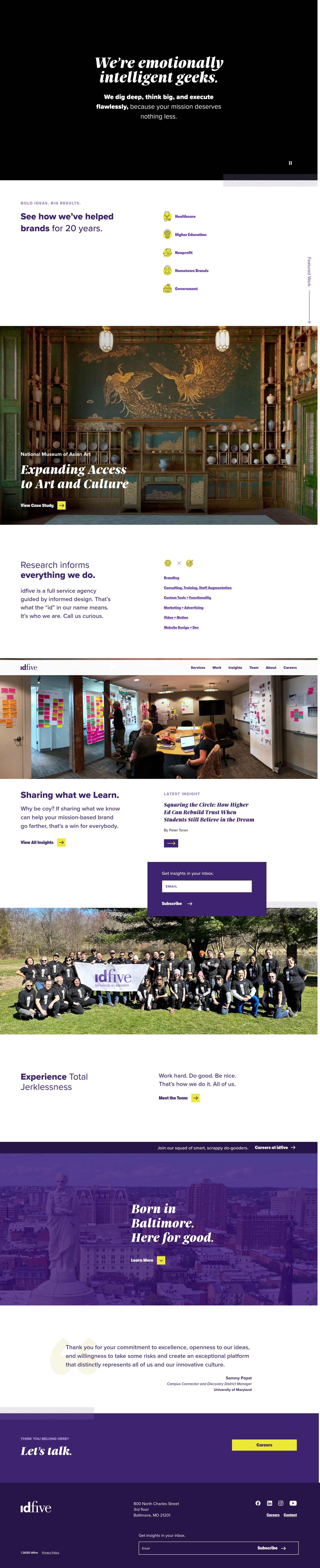 Screenshot of idfive.com