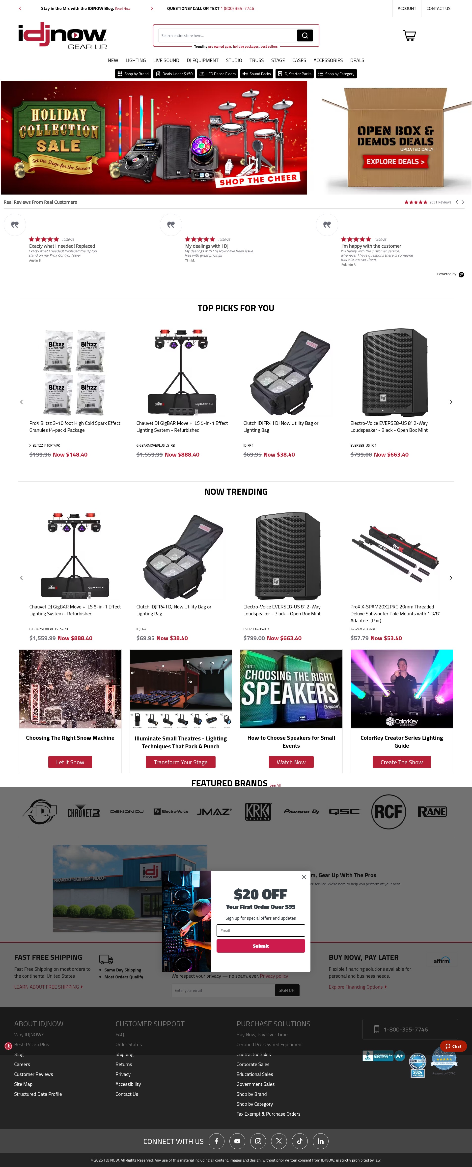 Screenshot of idjnow.com