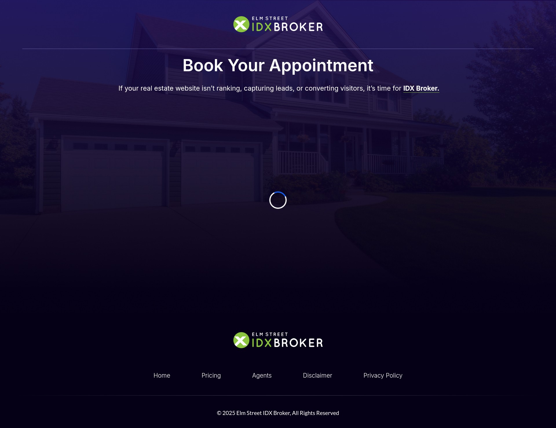 Screenshot of idxbroker.com