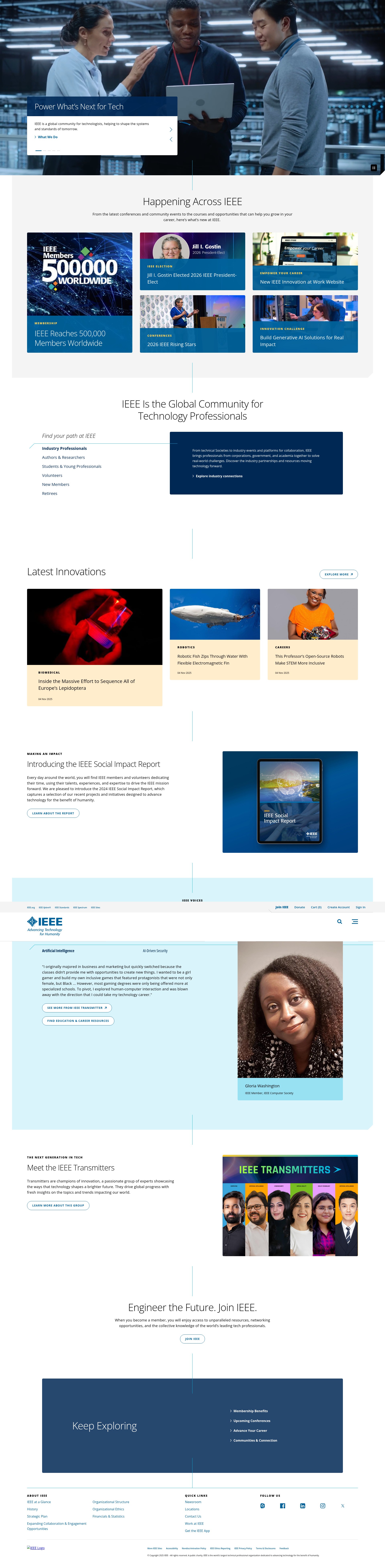 Screenshot of ieee.org