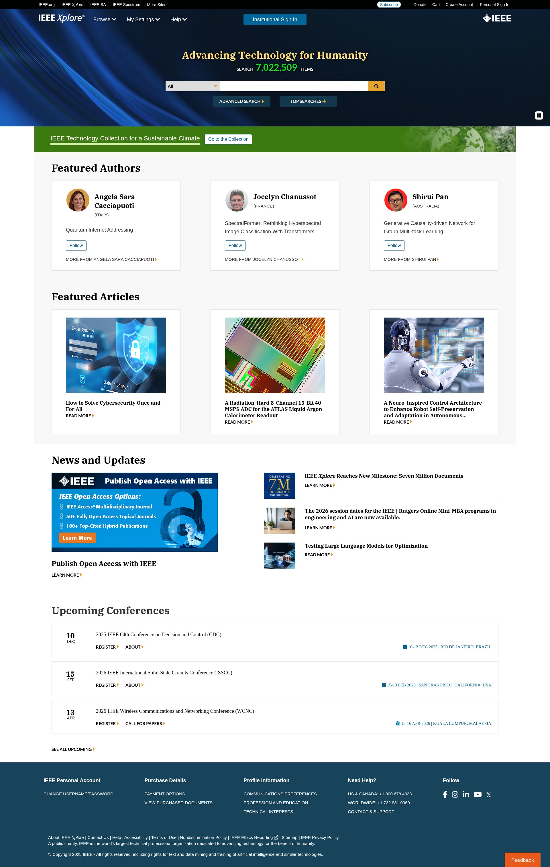 Screenshot of ieeexplore.ieee.org