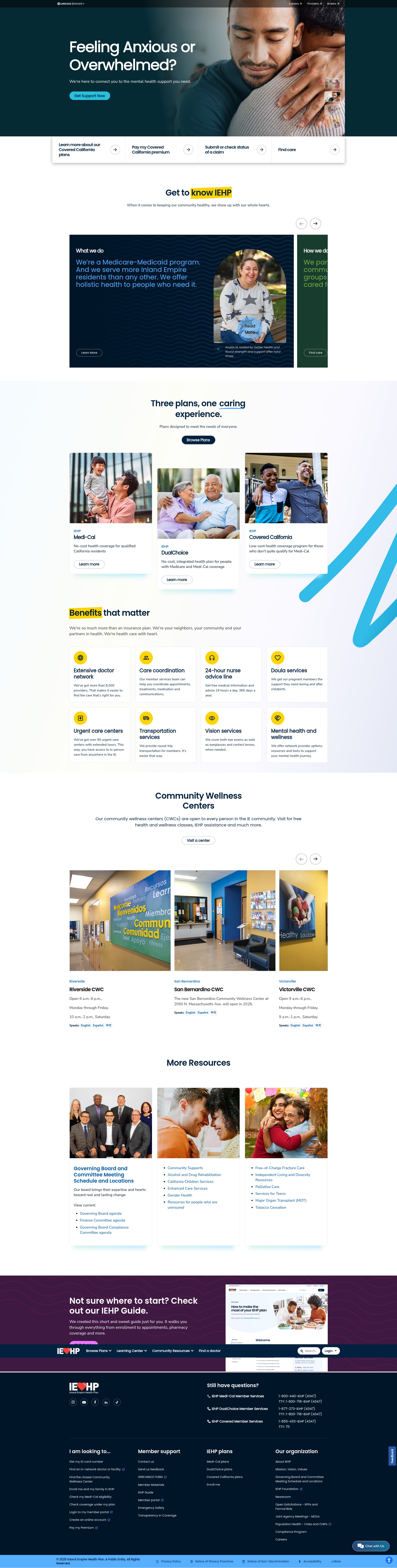 Screenshot of iehp.org