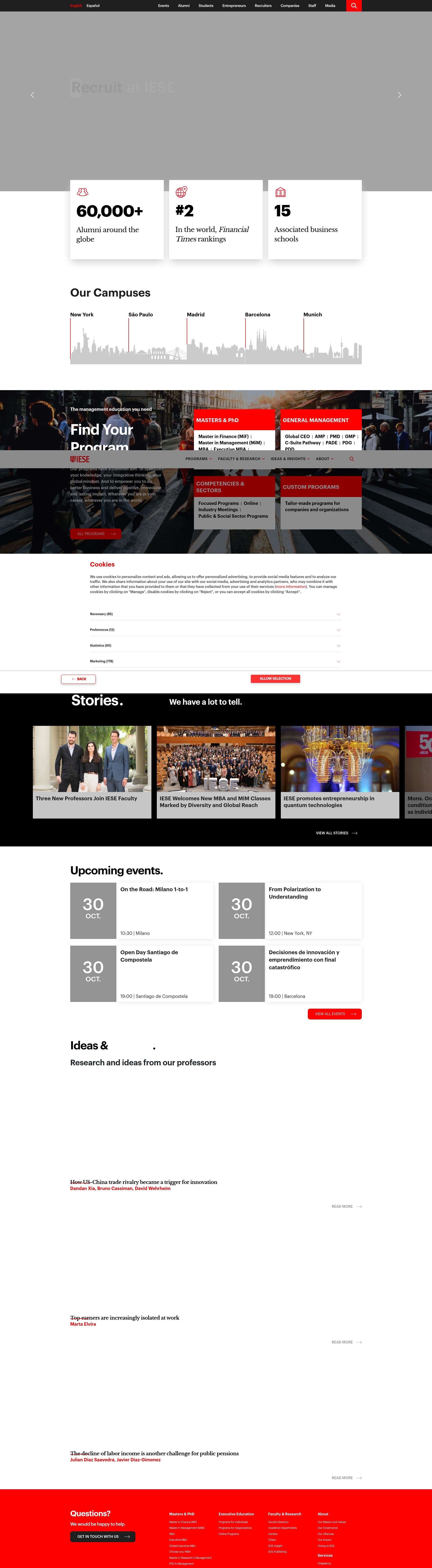 Screenshot of iese.edu