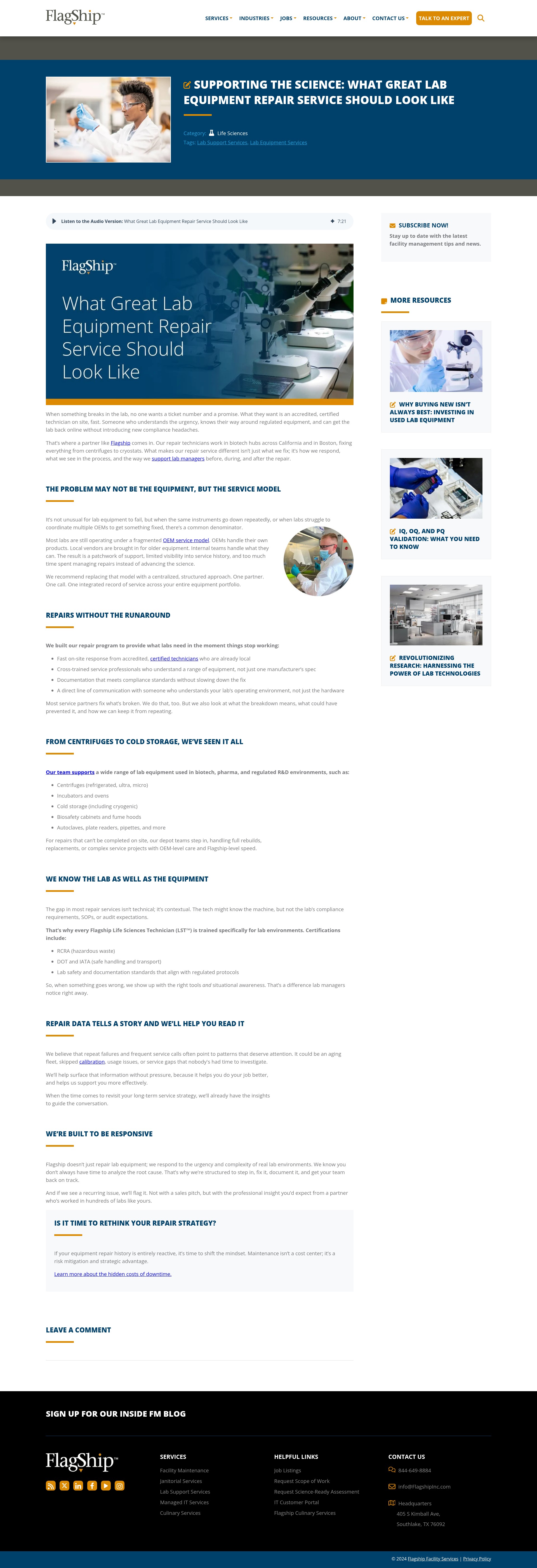 Screenshot of ifm.flagshipinc.com