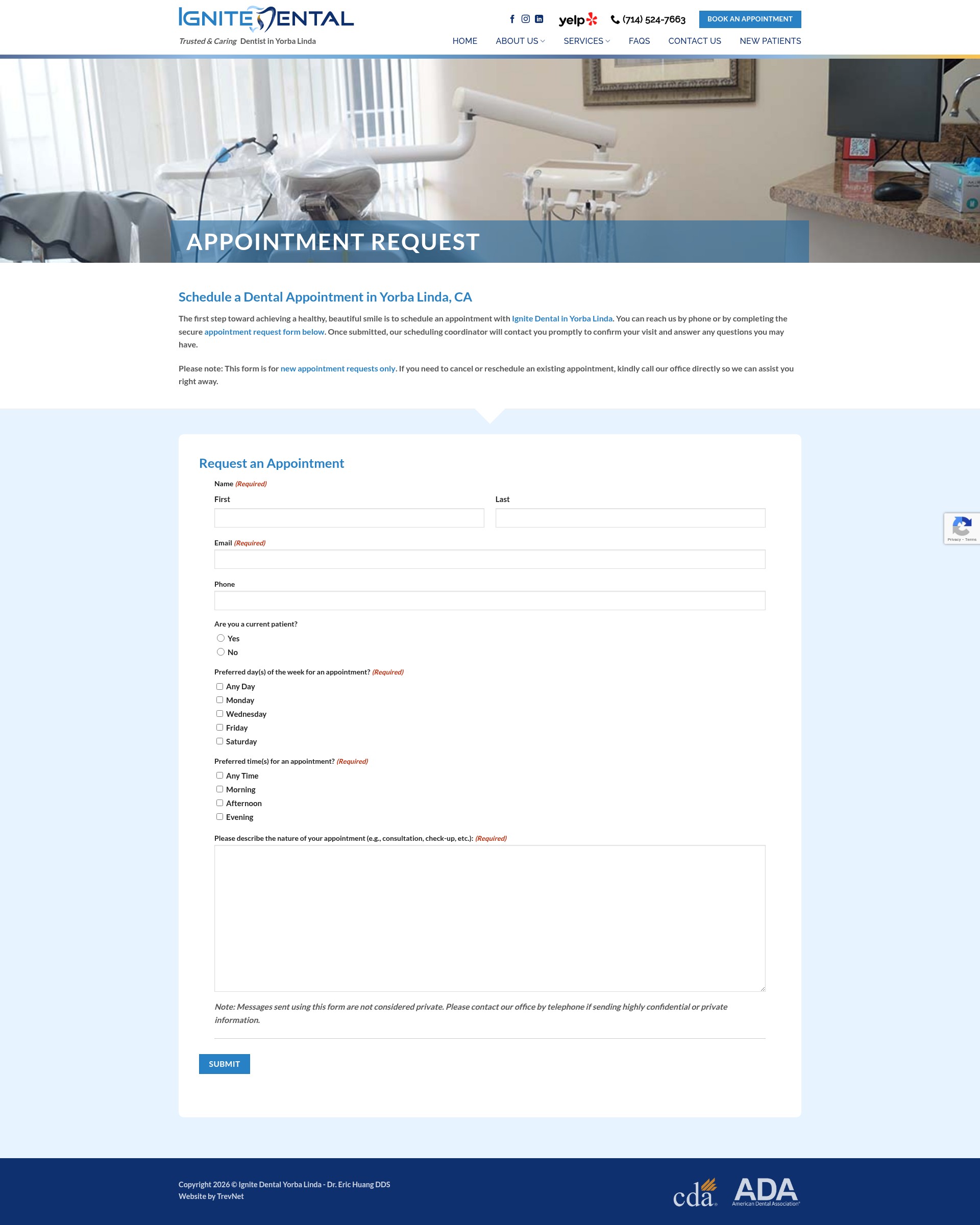 Screenshot of ignitedental.com