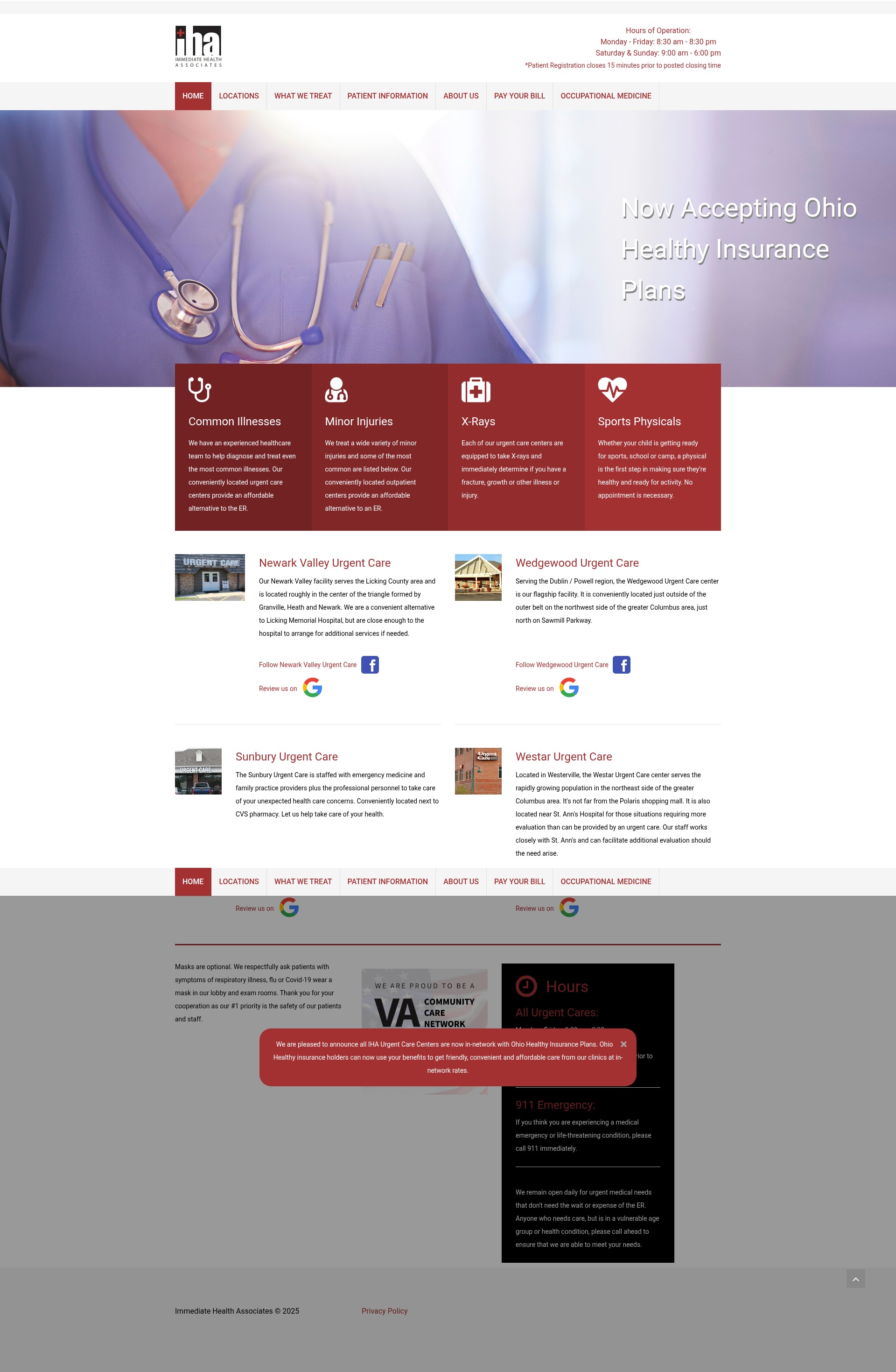 Screenshot of ihainc.org