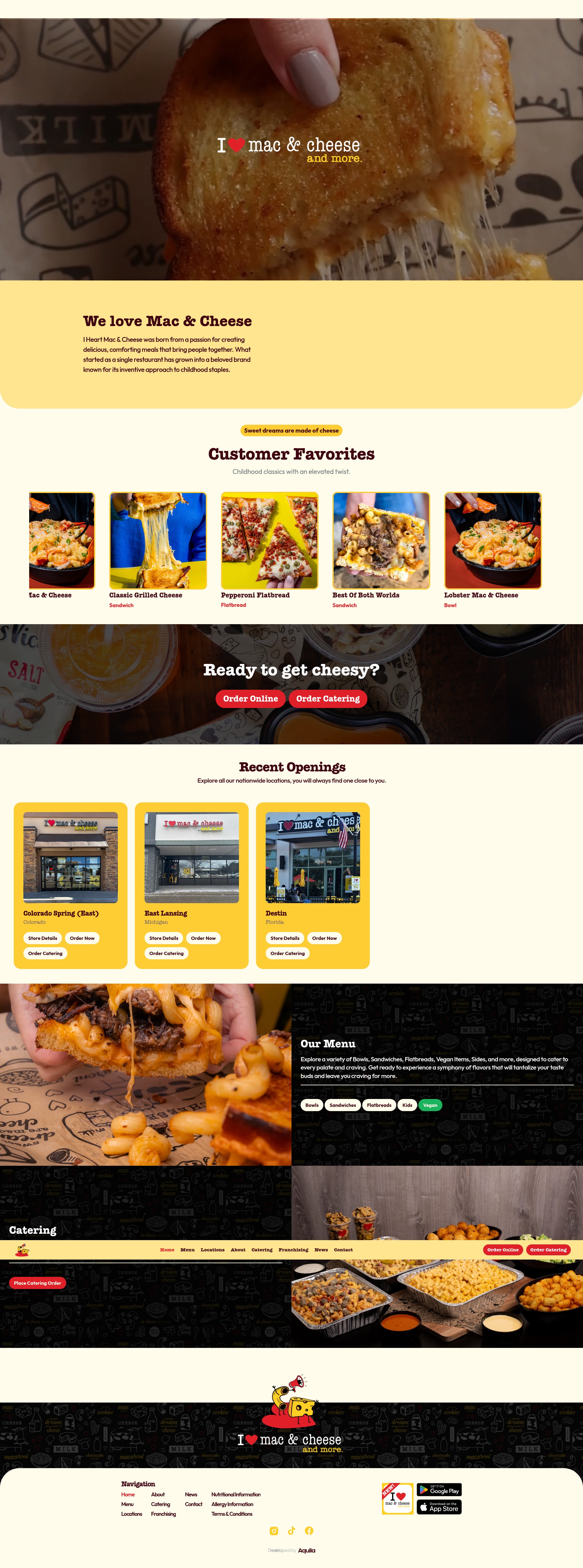 Screenshot of iheartmacandcheese.com