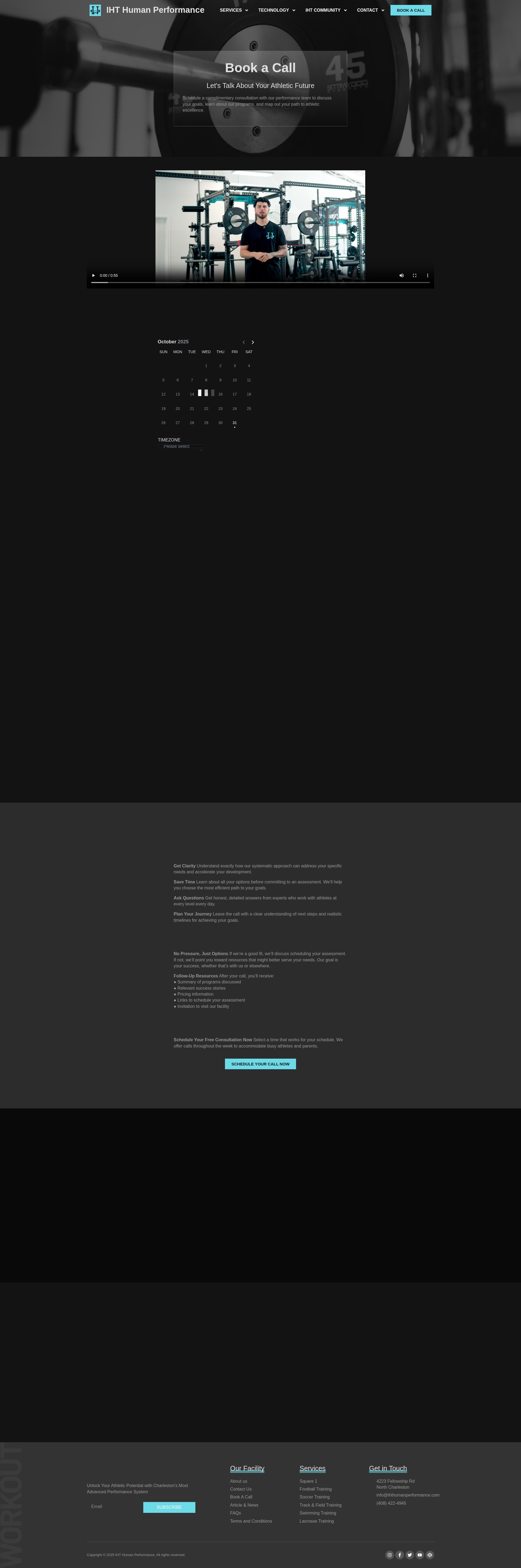 Screenshot of ihthumanperformance.com