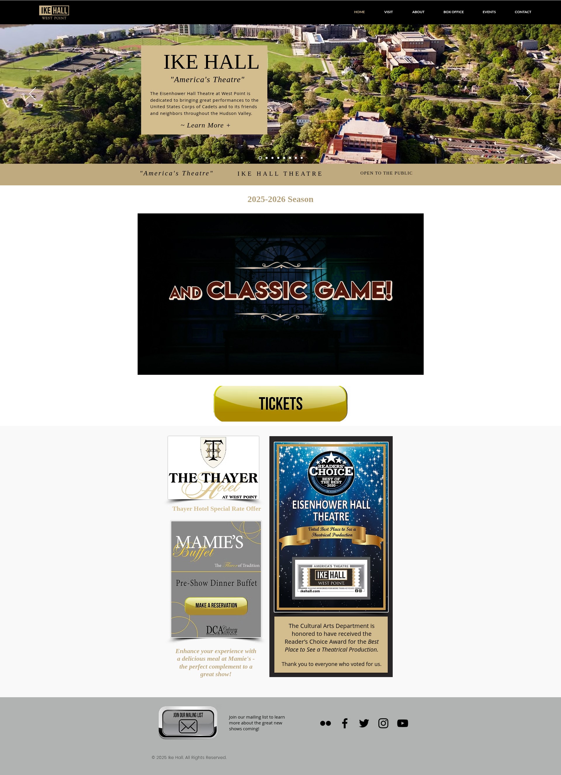 Screenshot of ikehall.com