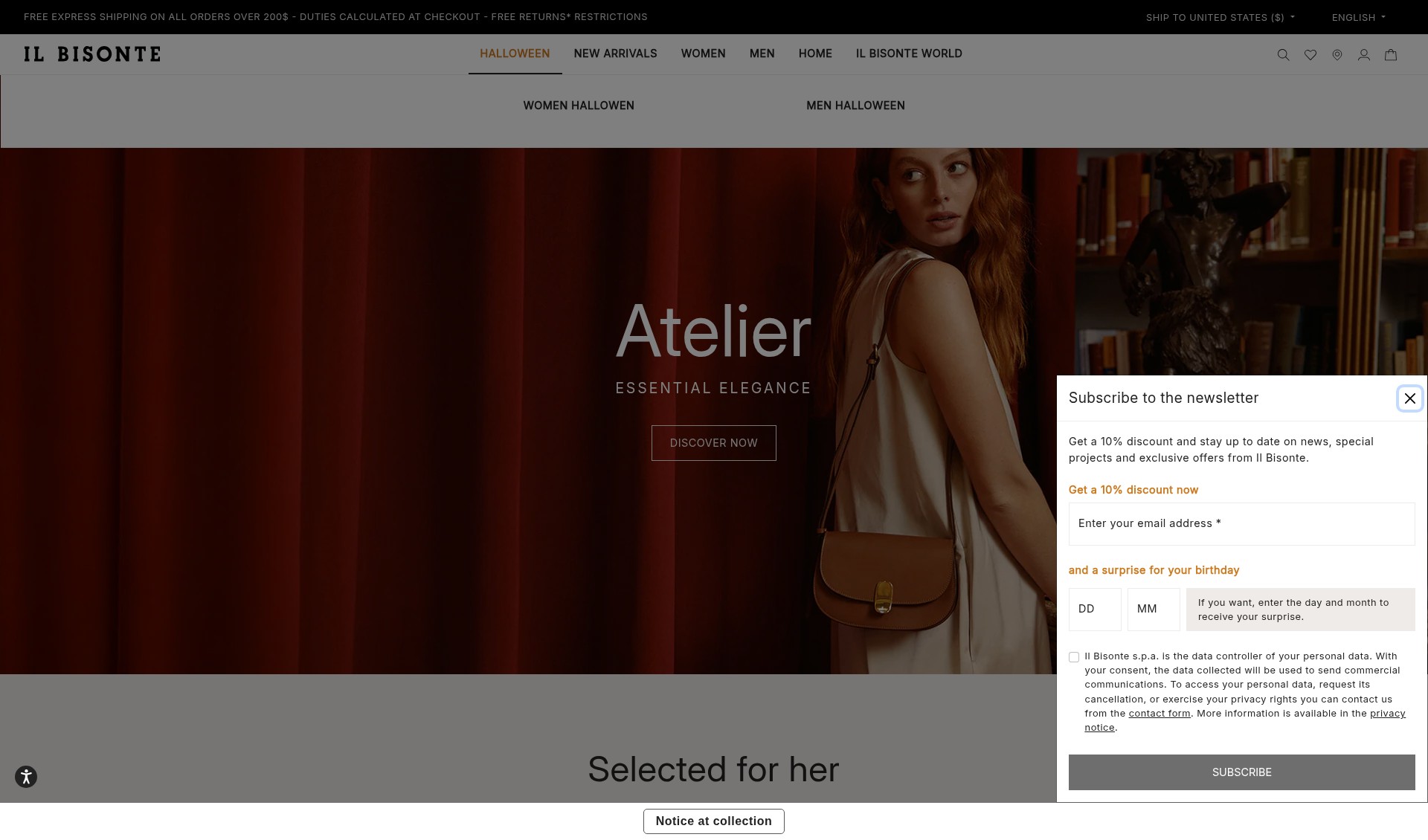 Screenshot of ilbisonte.com