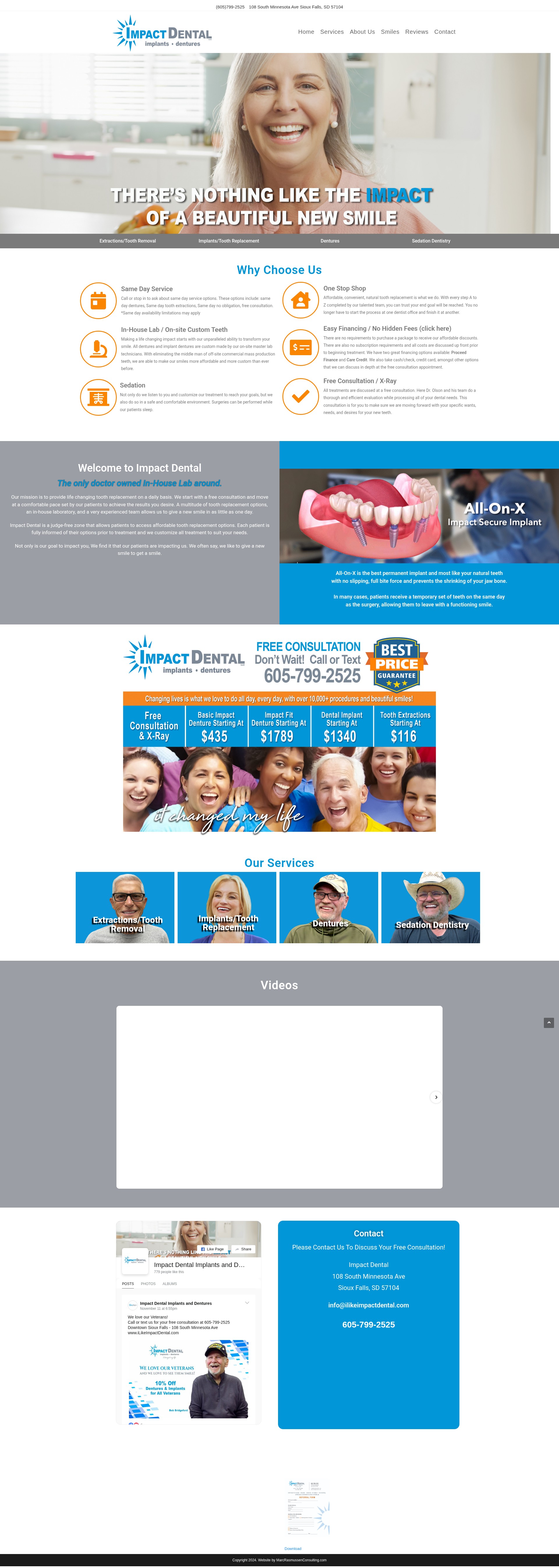 Screenshot of ilikeimpactdental.com
