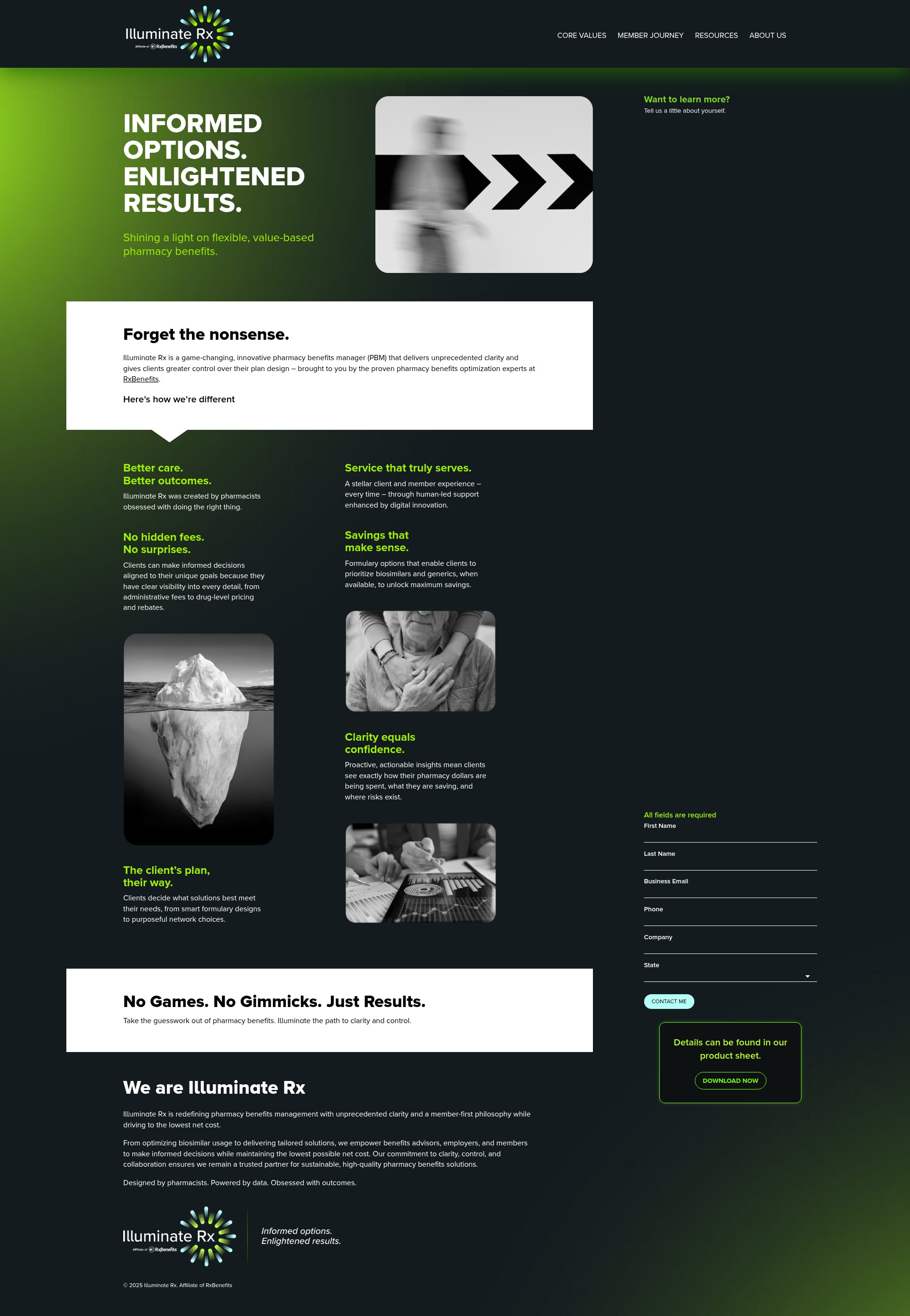 Screenshot of illuminate-rx.com