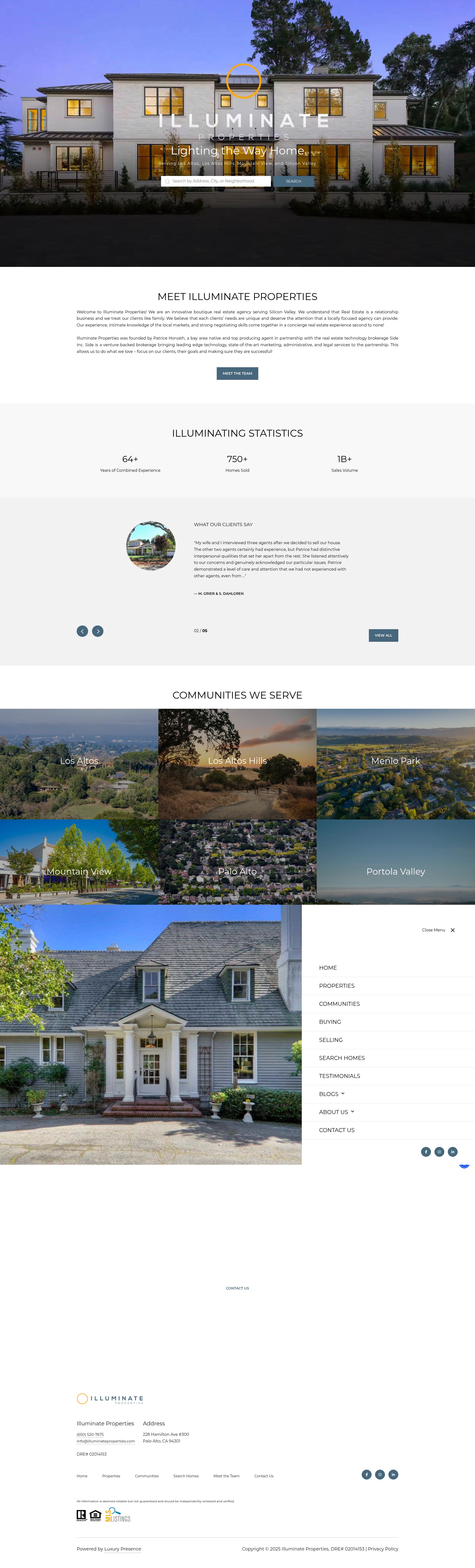 Screenshot of illuminateproperties.com