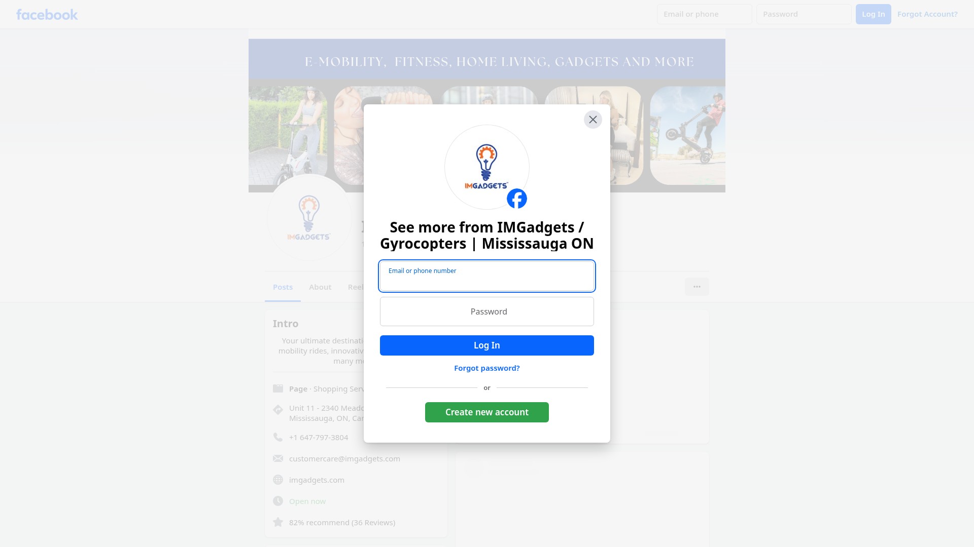 Screenshot of imgadgets.com