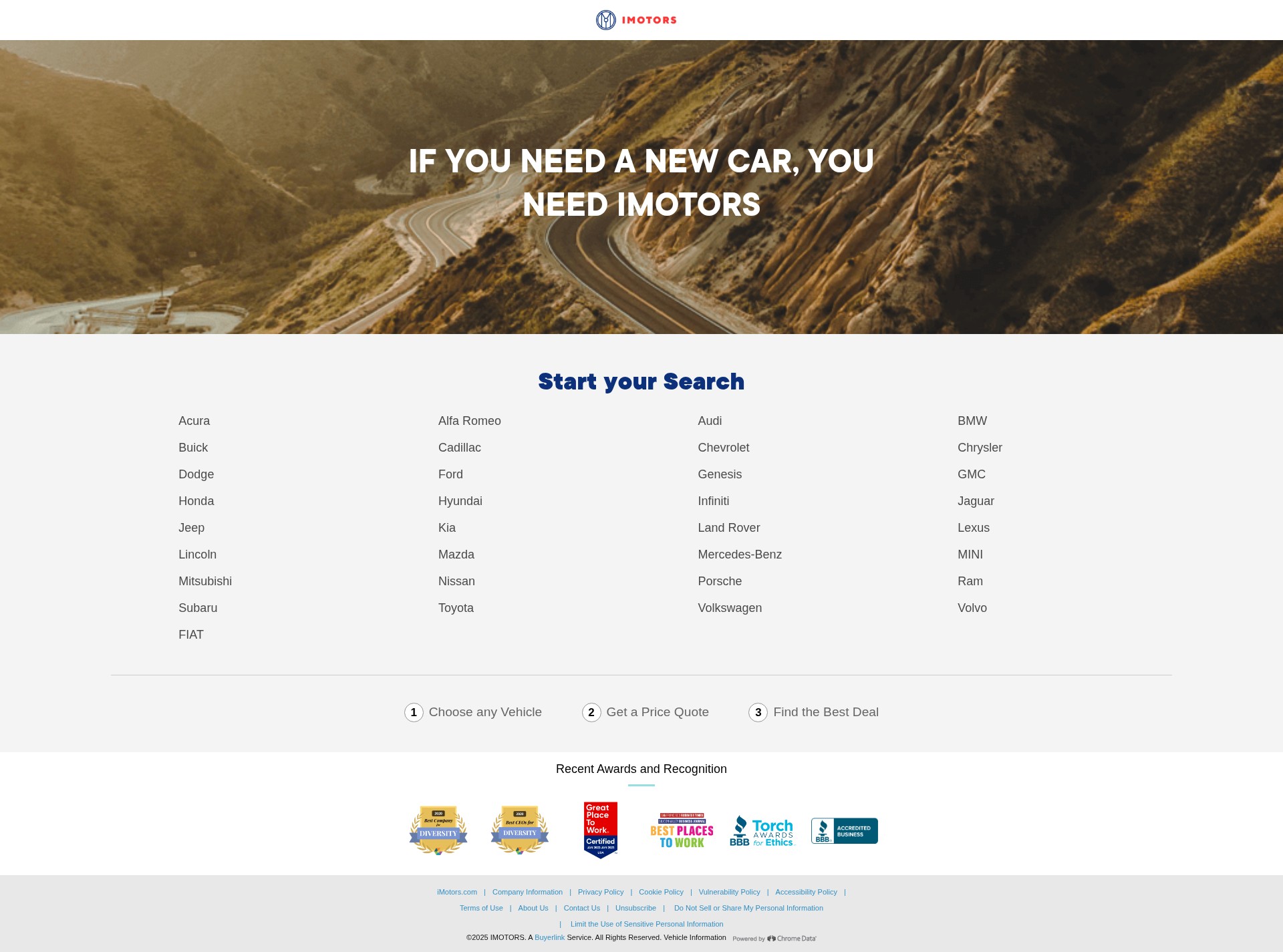 Screenshot of imotors.com