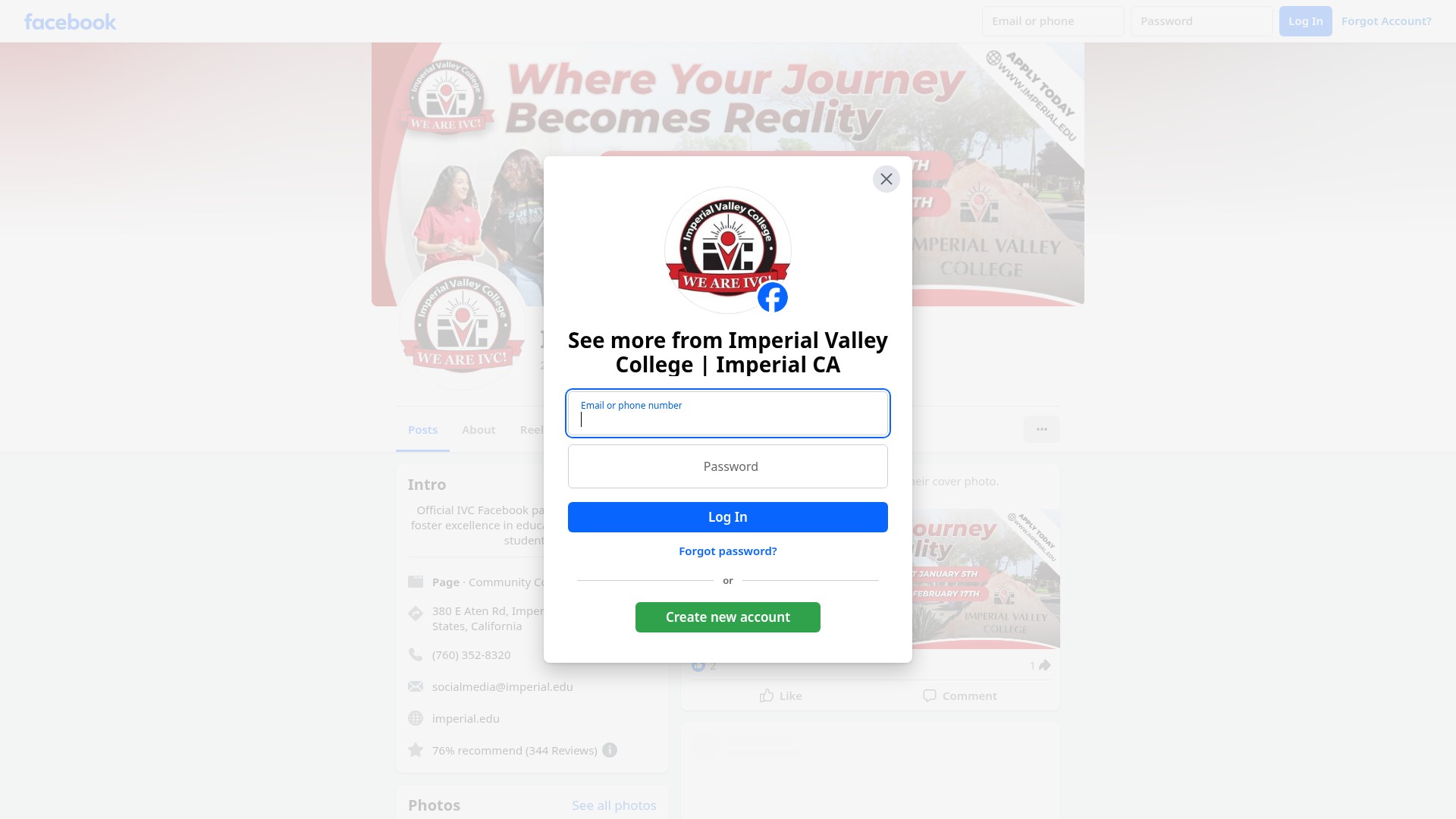 Screenshot of imperial.edu
