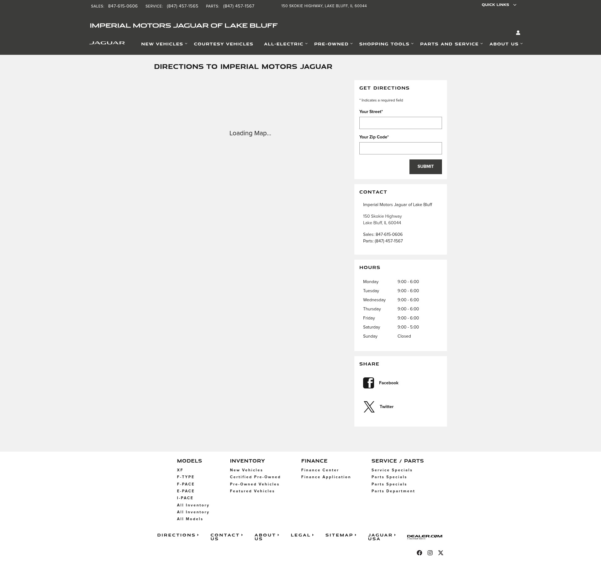 Screenshot of imperialmotorsjaguaroflakebluff.com