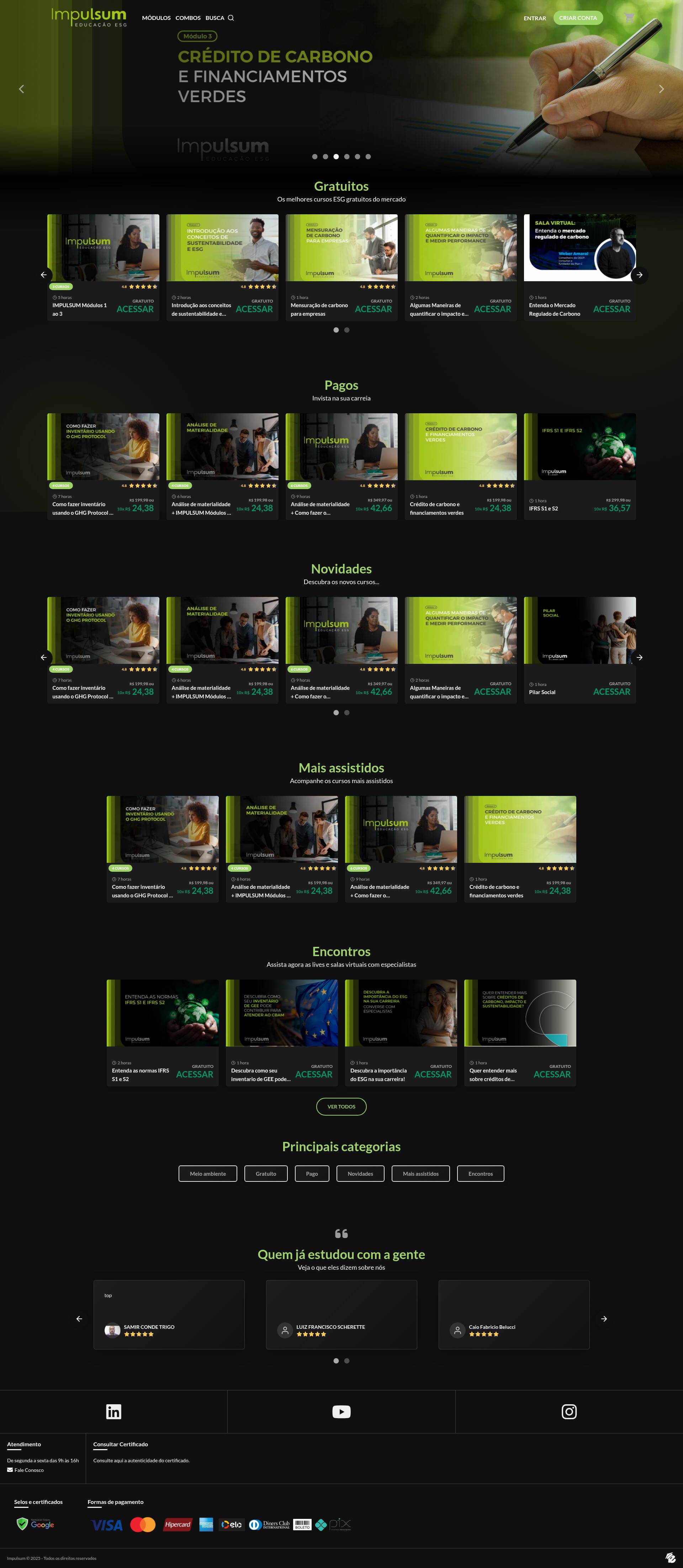 Screenshot of impulsum.eadplataforma.app