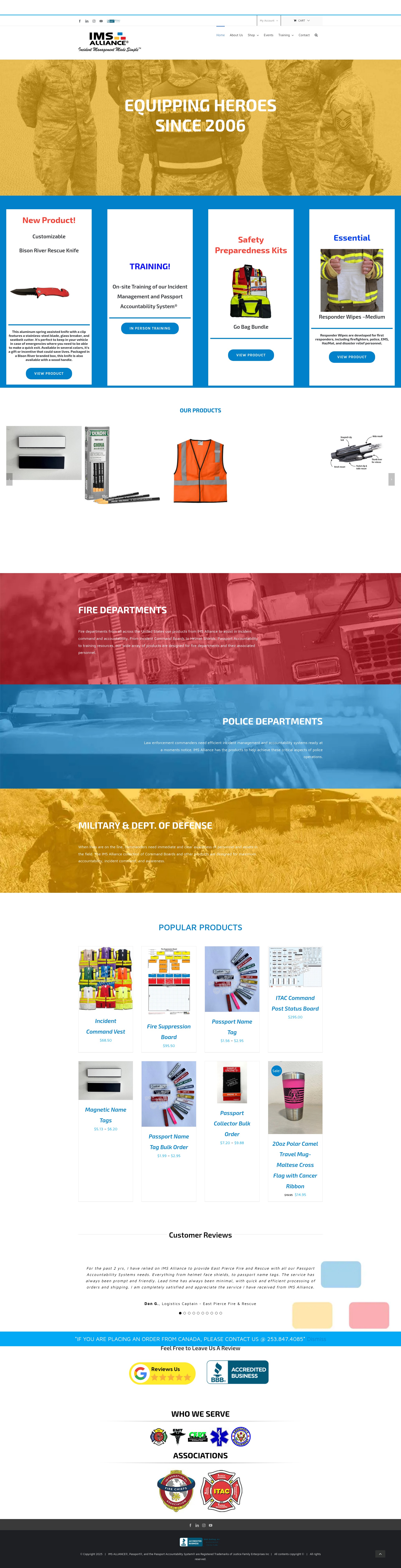 Screenshot of imsalliance.com