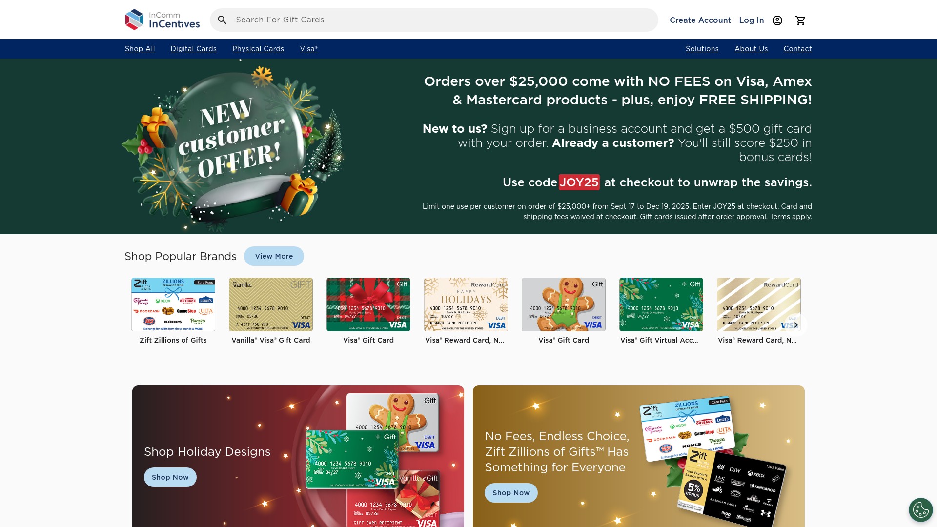 Screenshot of incommincentives.com