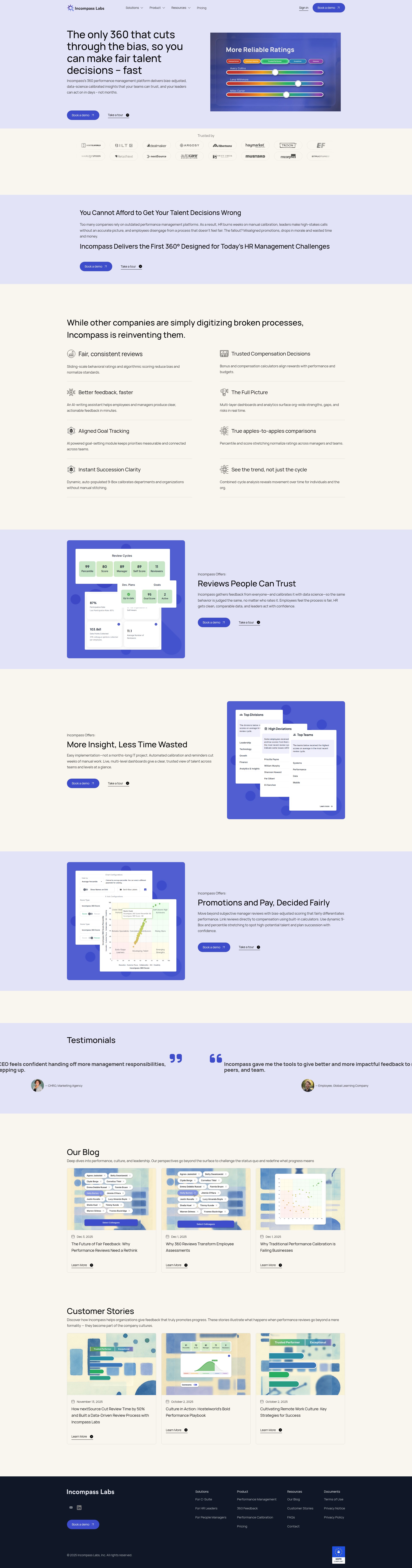 Screenshot of incompass-labs.com