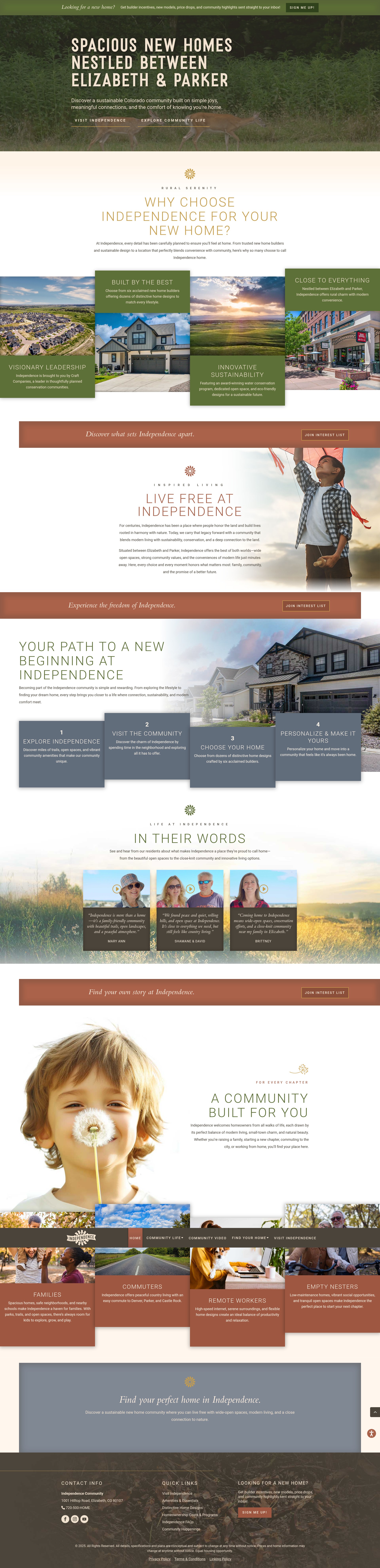 Screenshot of independencedenver.com