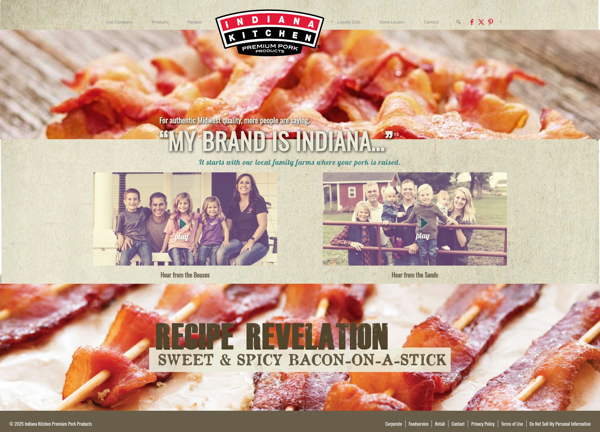 Screenshot of indianakitchen.com