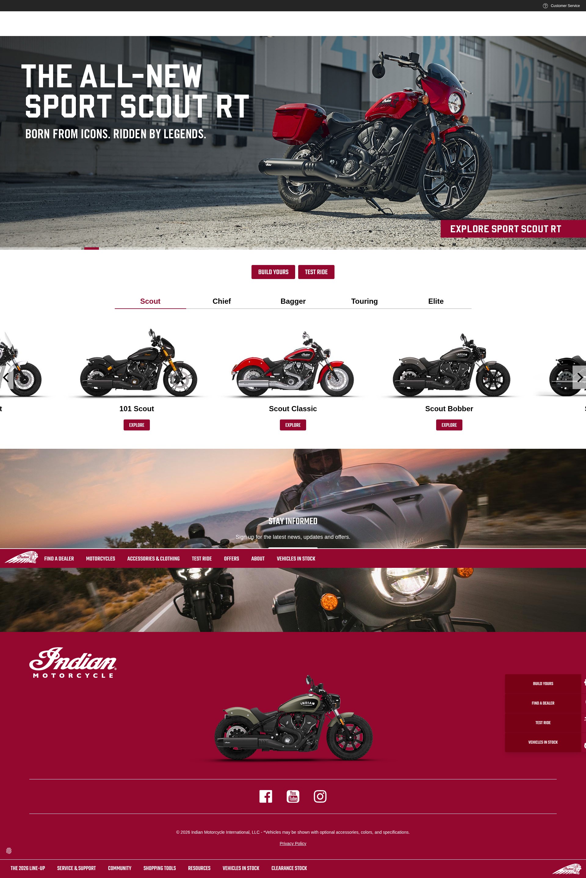 Screenshot of indianmotorcycle.co.uk