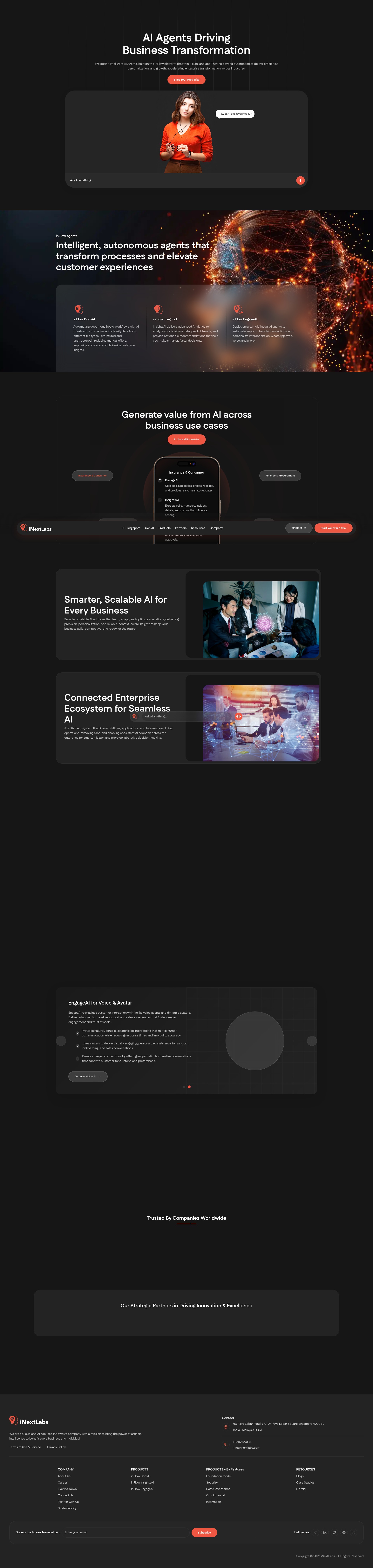 Screenshot of inextlabs.ai