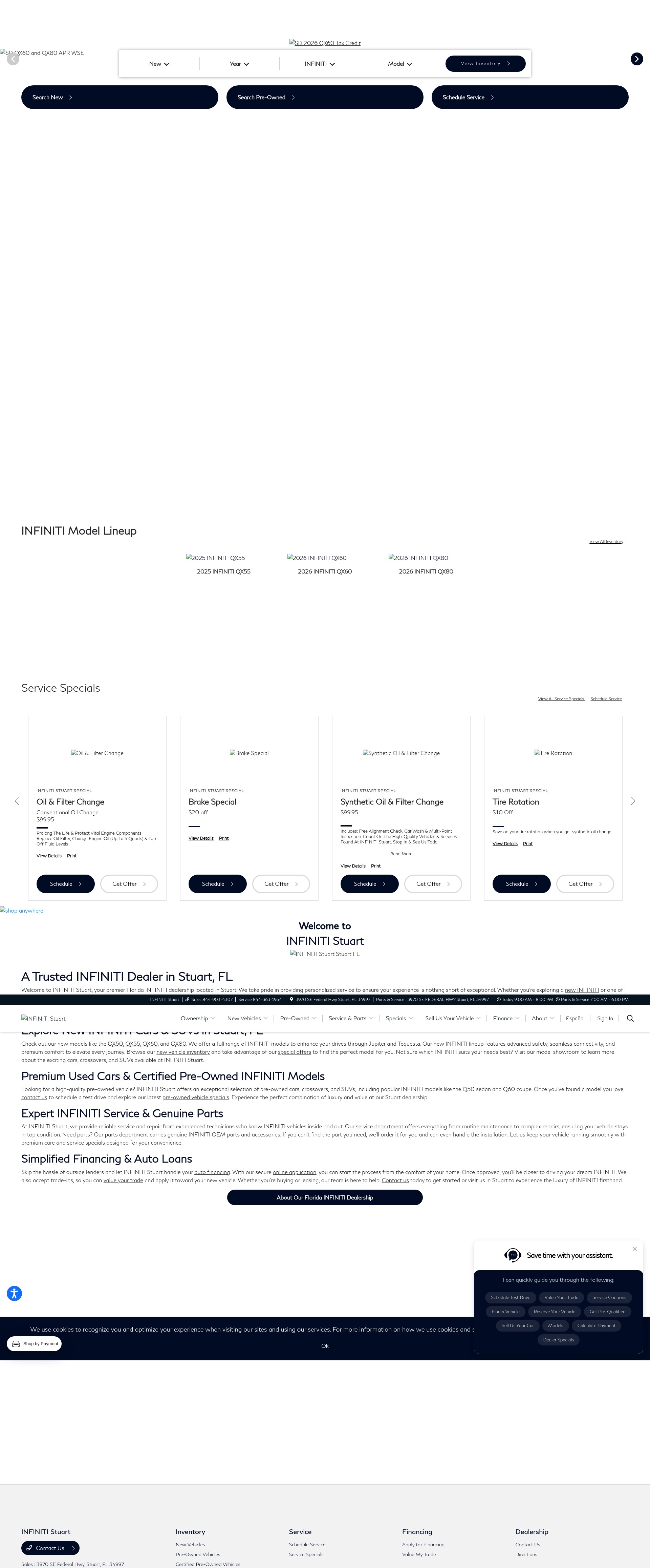 Screenshot of infinitistuart.com