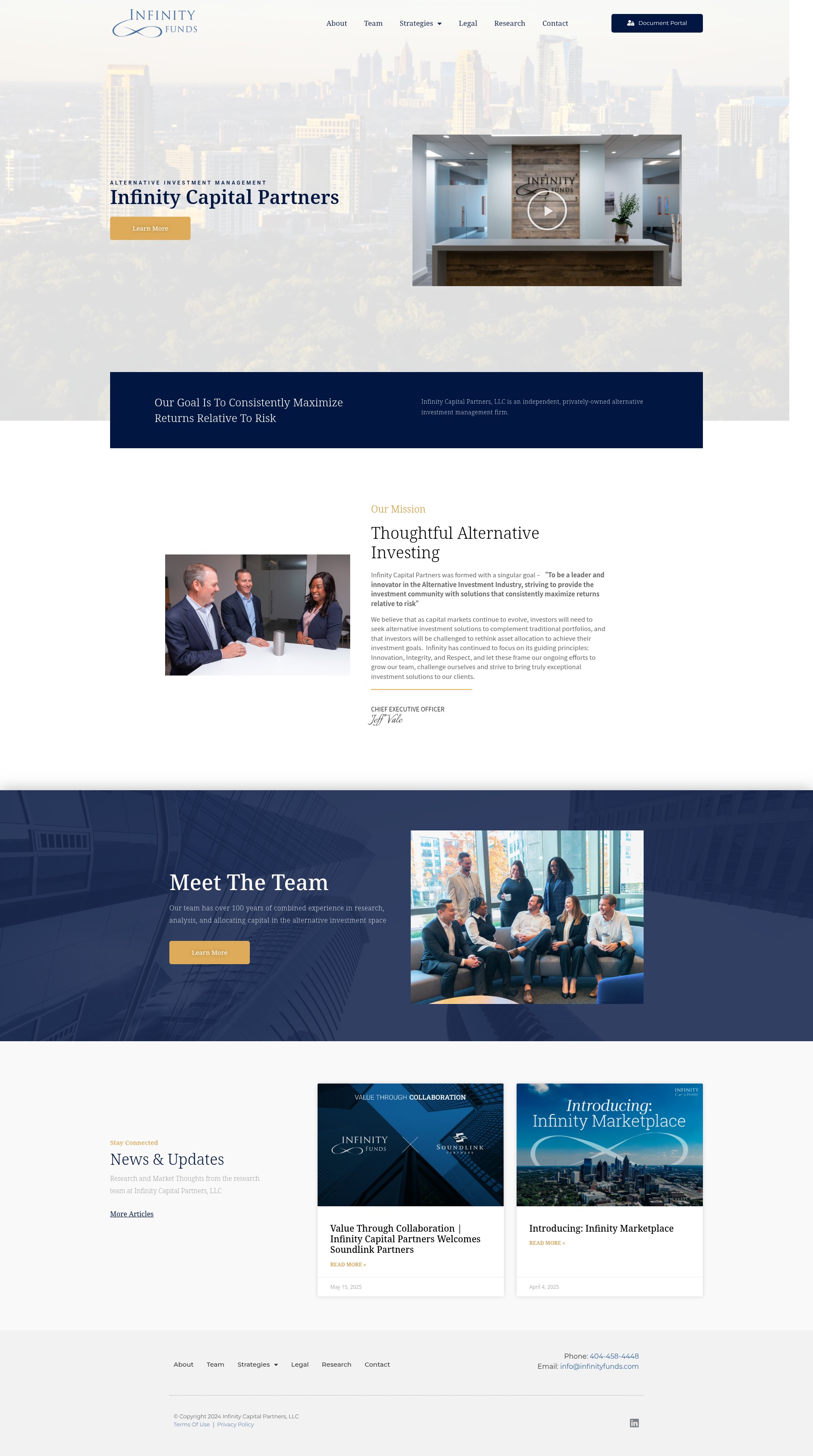 Screenshot of infinityfunds.com