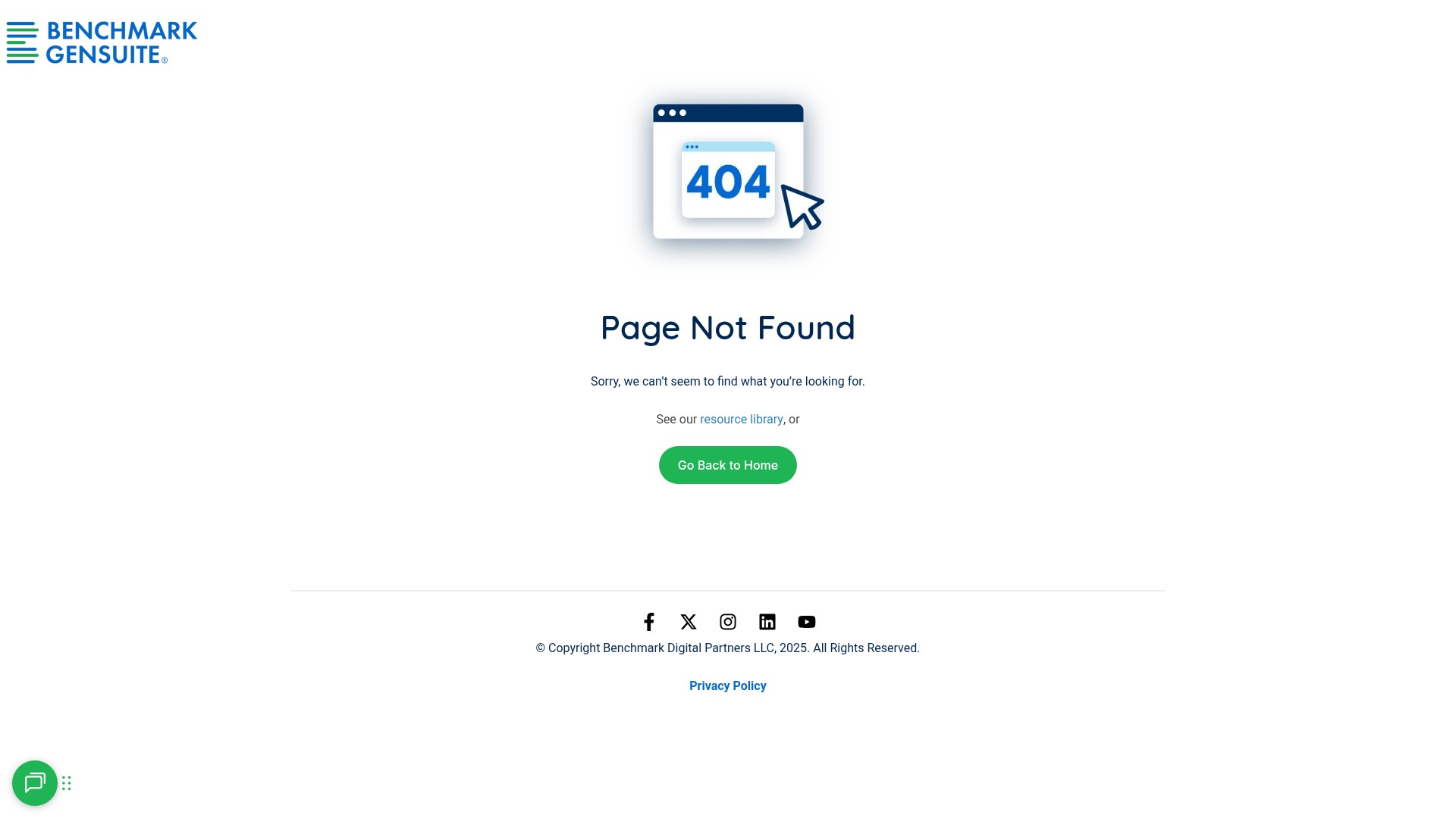 Screenshot of info.benchmarkgensuite.com