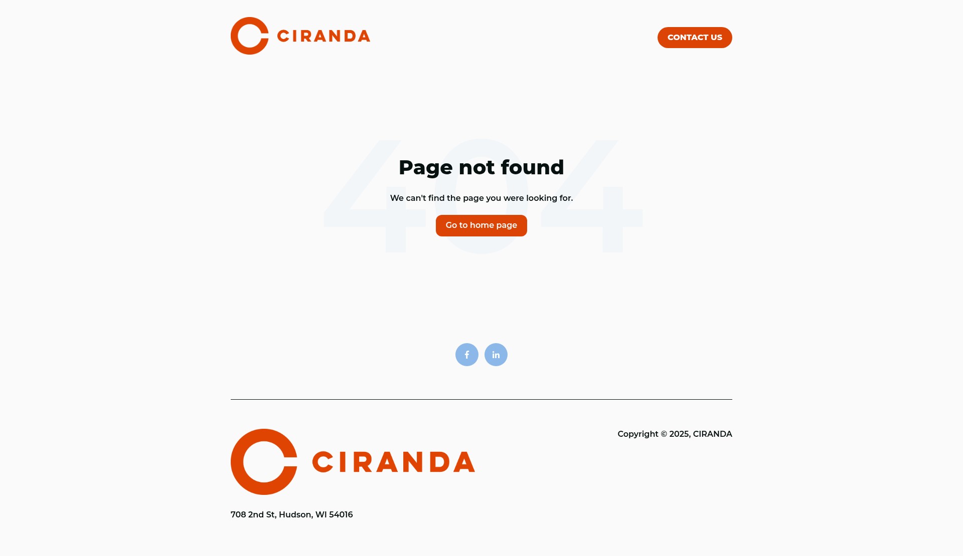 Screenshot of info.ciranda.com