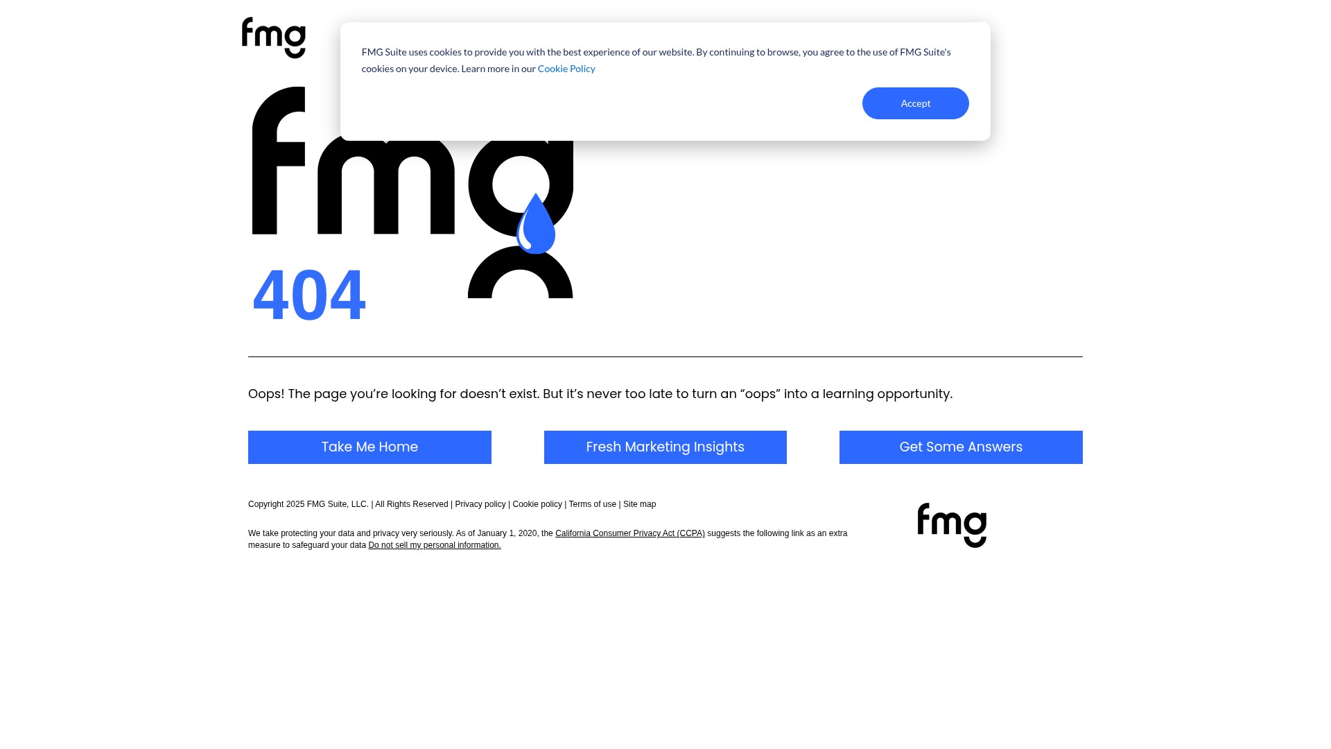 Screenshot of info.fmgsuite.com