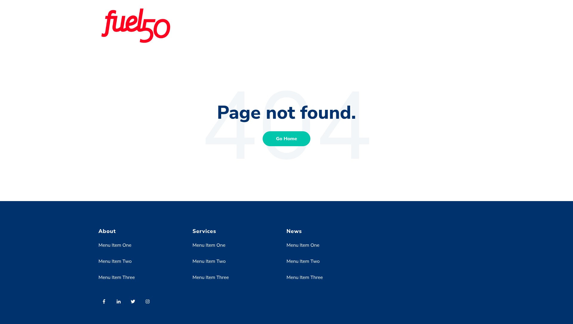 Screenshot of info.fuel50.com